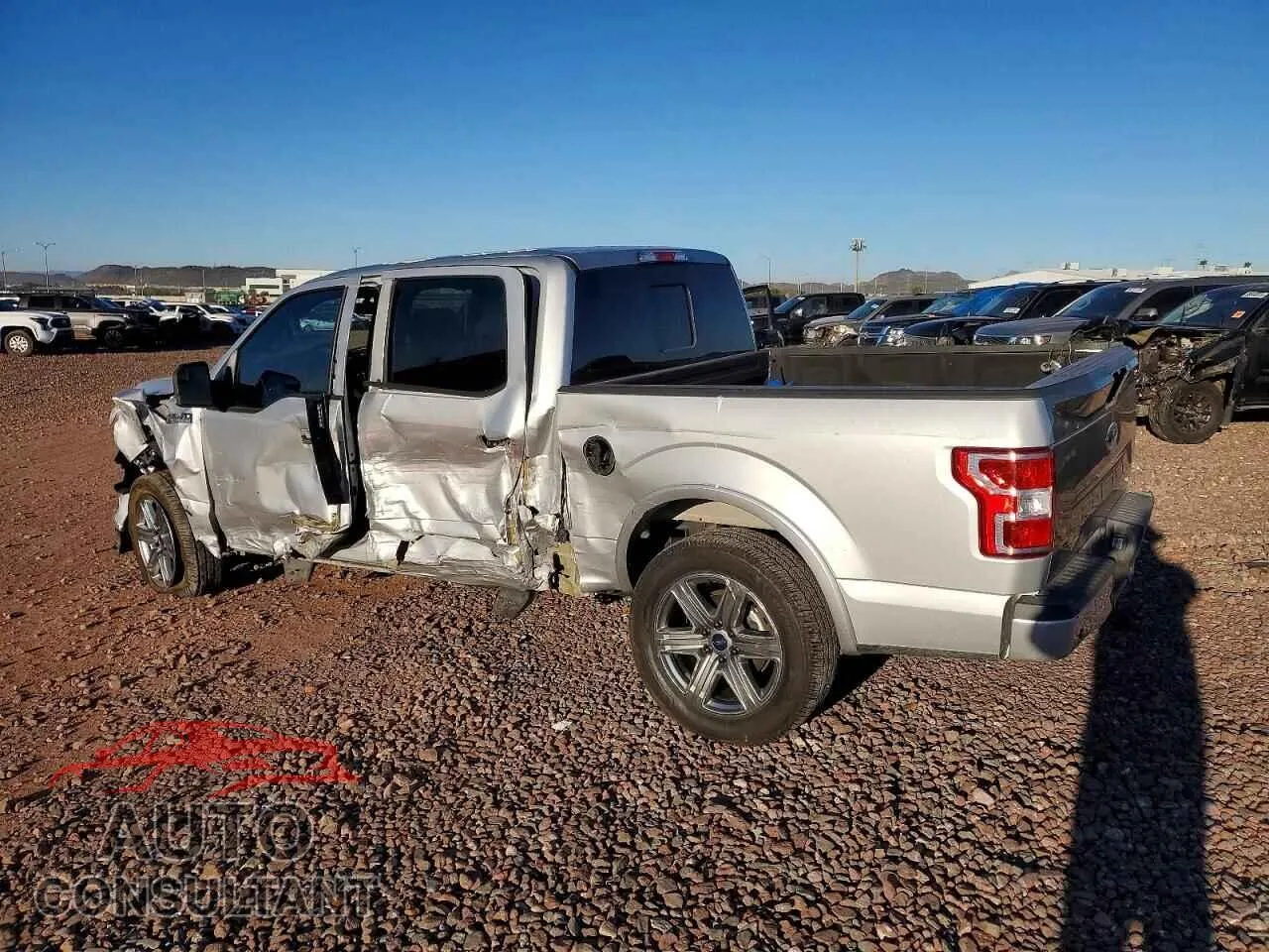 2018 FORD F-150 Damaged VIN 1FTEW1CG8JKC84230 – rear exterior