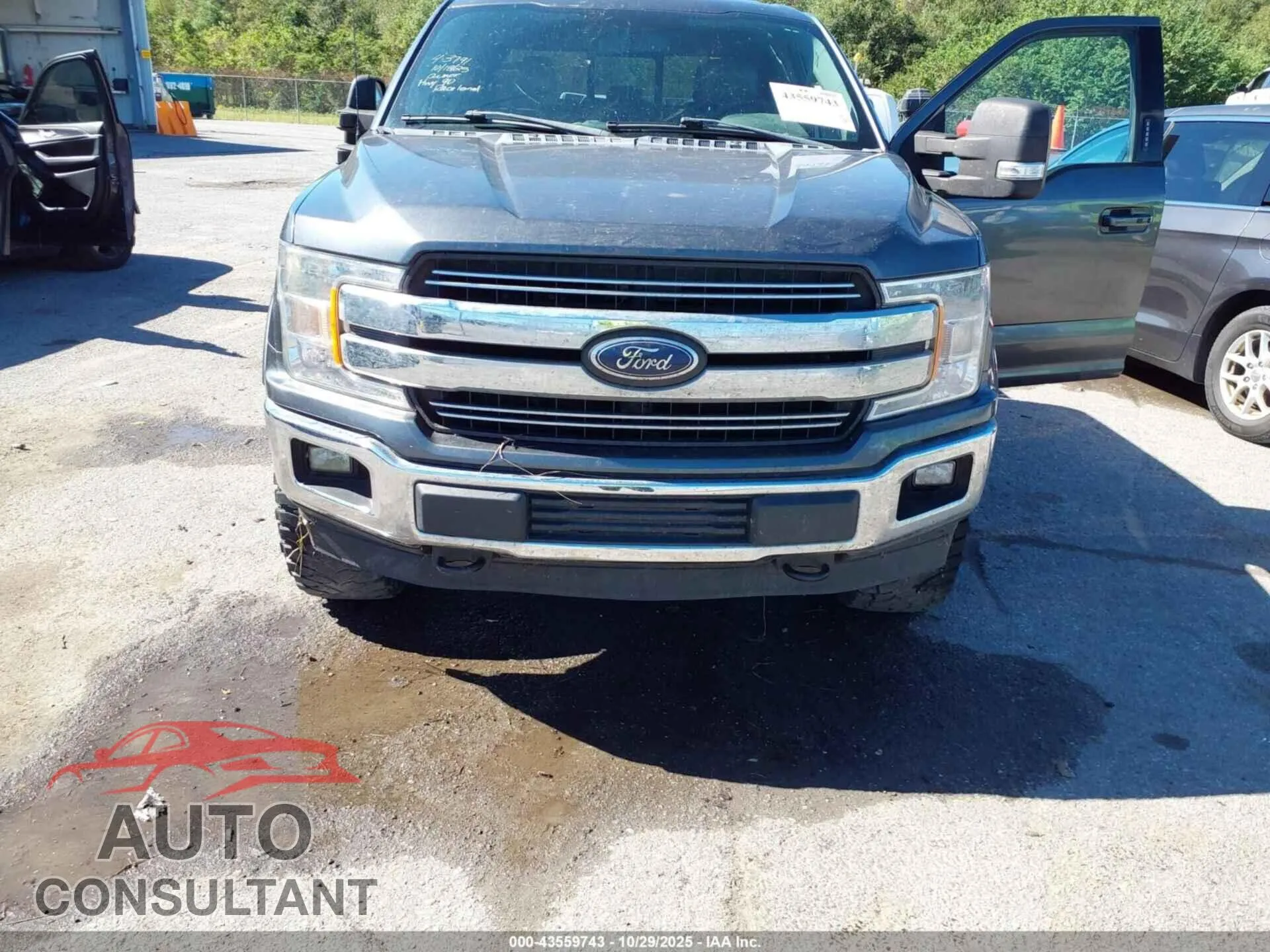 2018 FORD F-150 Damaged VIN 1FTEW1E52JFB30388 – engine bay