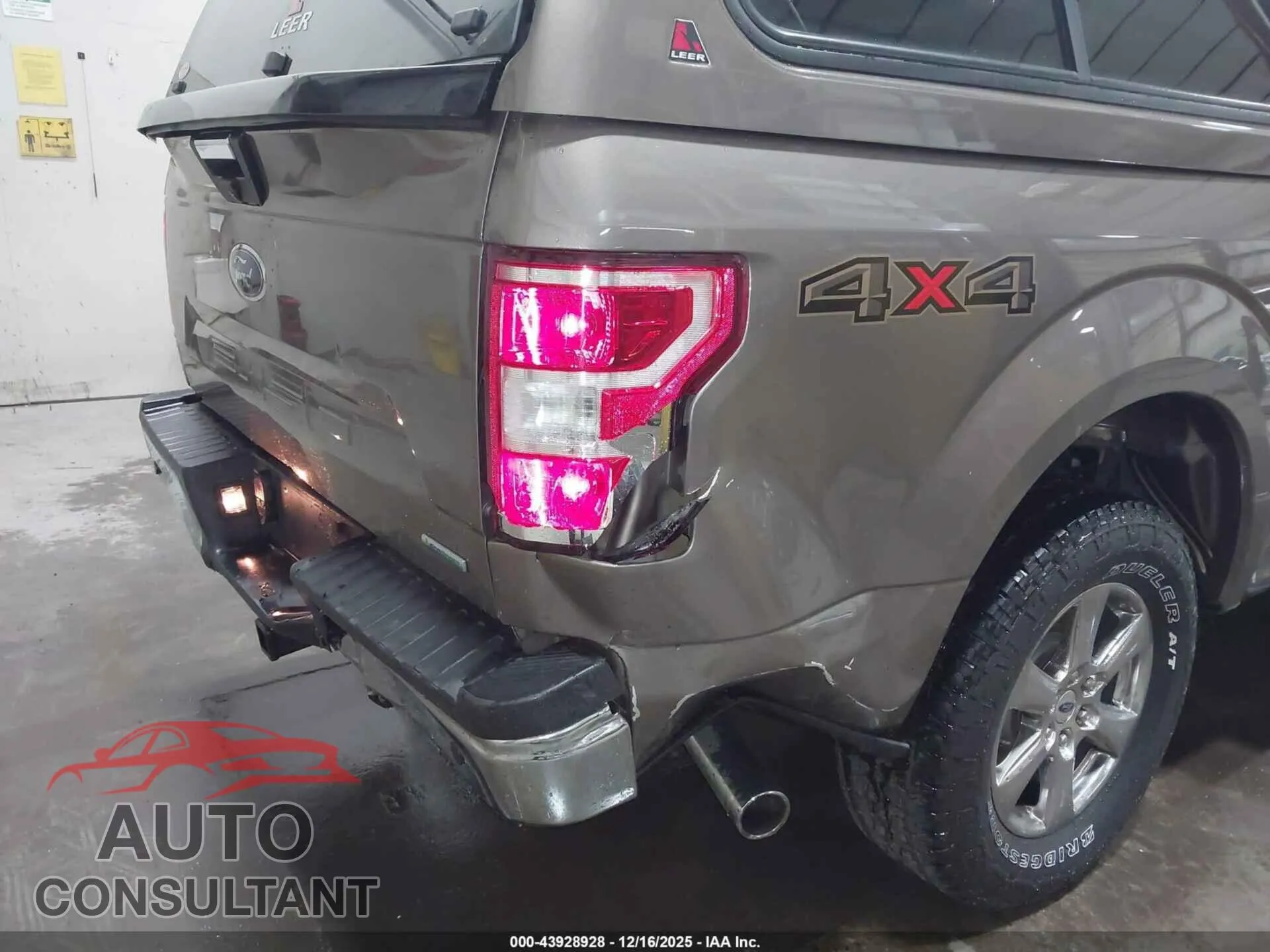 2018 FORD F-150 Damaged VIN 1FTEW1EP2JKF78011 – engine bay