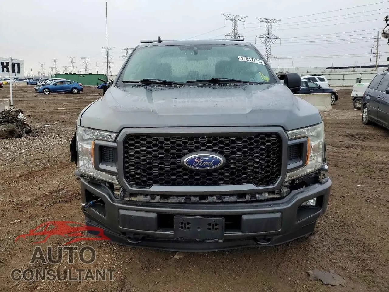 2020 FORD F-150 Damaged VIN 1FTEX1EP7LFB43879 – interior seats