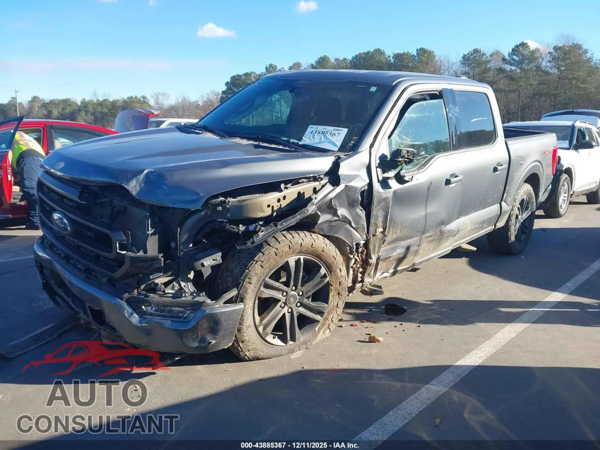2022 FORD F-150 Damaged VIN 1FTFW1E82NFC37316 – rear exterior