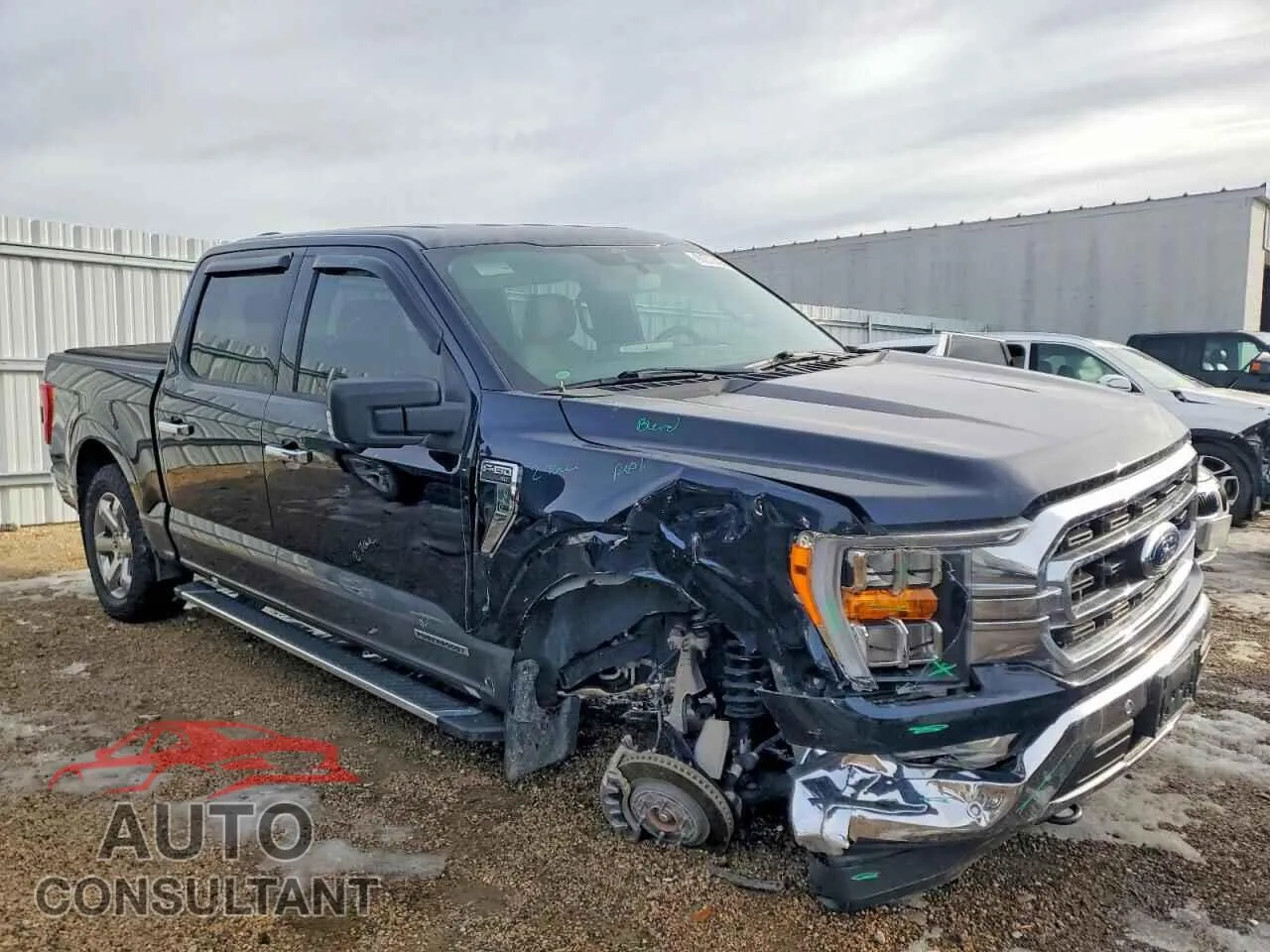 2022 FORD F-150 Damaged VIN 1FTFW1EDXNFA07312 – dashboard