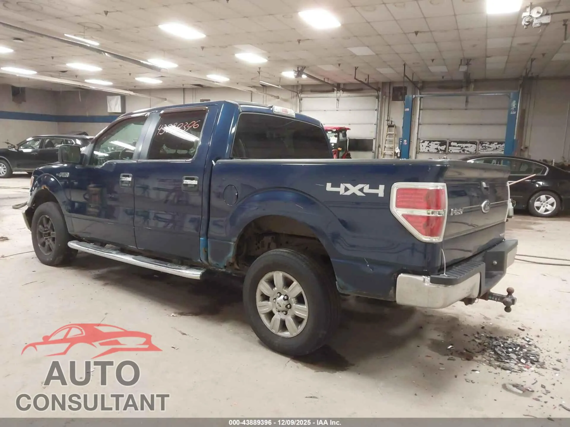 2012 FORD F-150 Damaged VIN 1FTFW1EF1CFA33313 – side profile