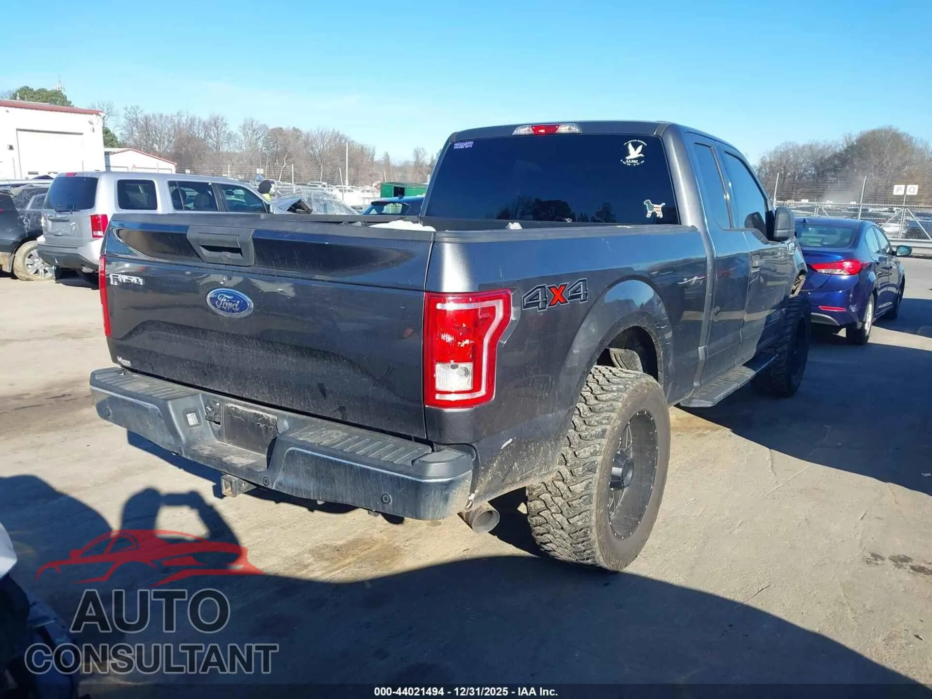 2017 FORD F-150 Damaged VIN 1FTFX1EF9HFB12538 – dashboard