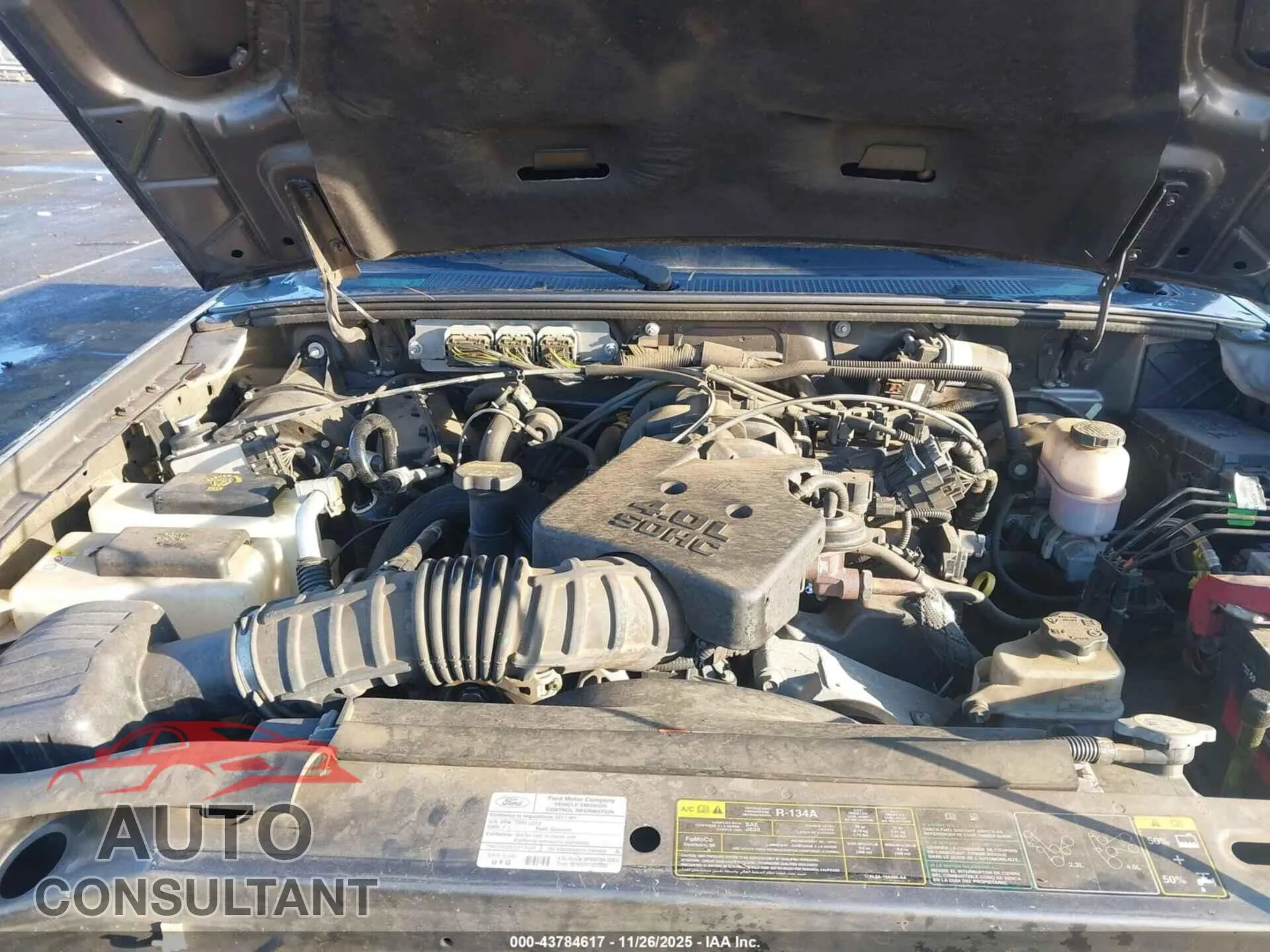 2011 FORD RANGER Damaged VIN 1FTKR4EE8BPA82614 – odometer reading