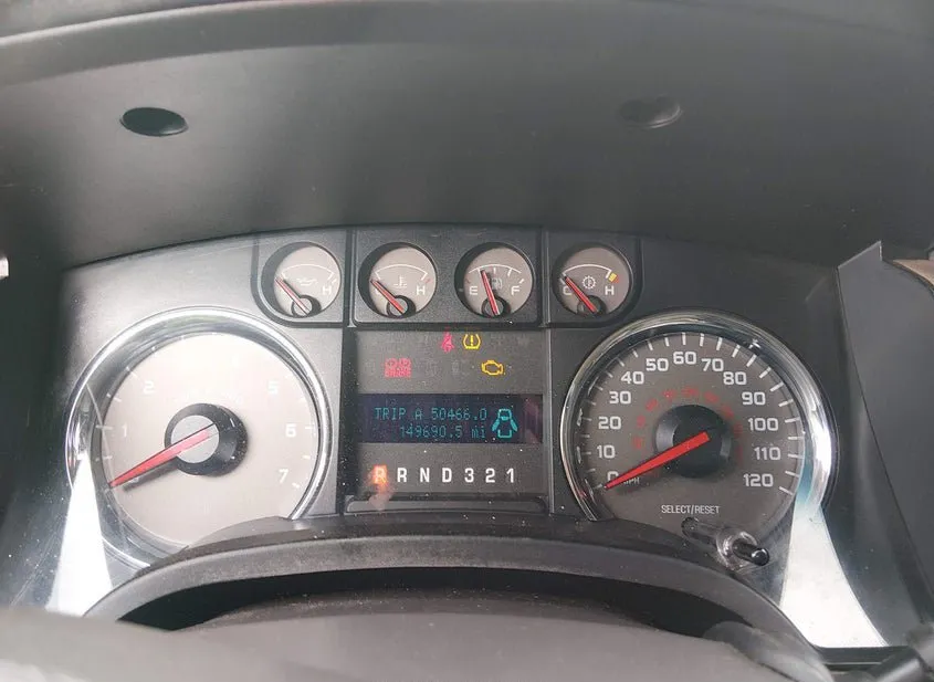 2009 FORD F-150 Used VIN 1FTPX14V69FA52989 – dashboard