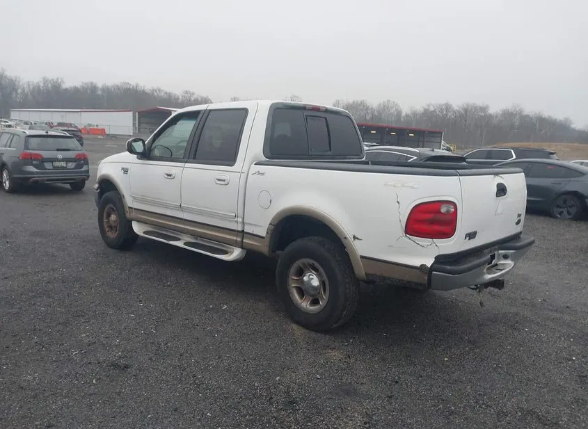 2001 FORD F-150 Used VIN 1FTRW08L81KE30191 – trunk area