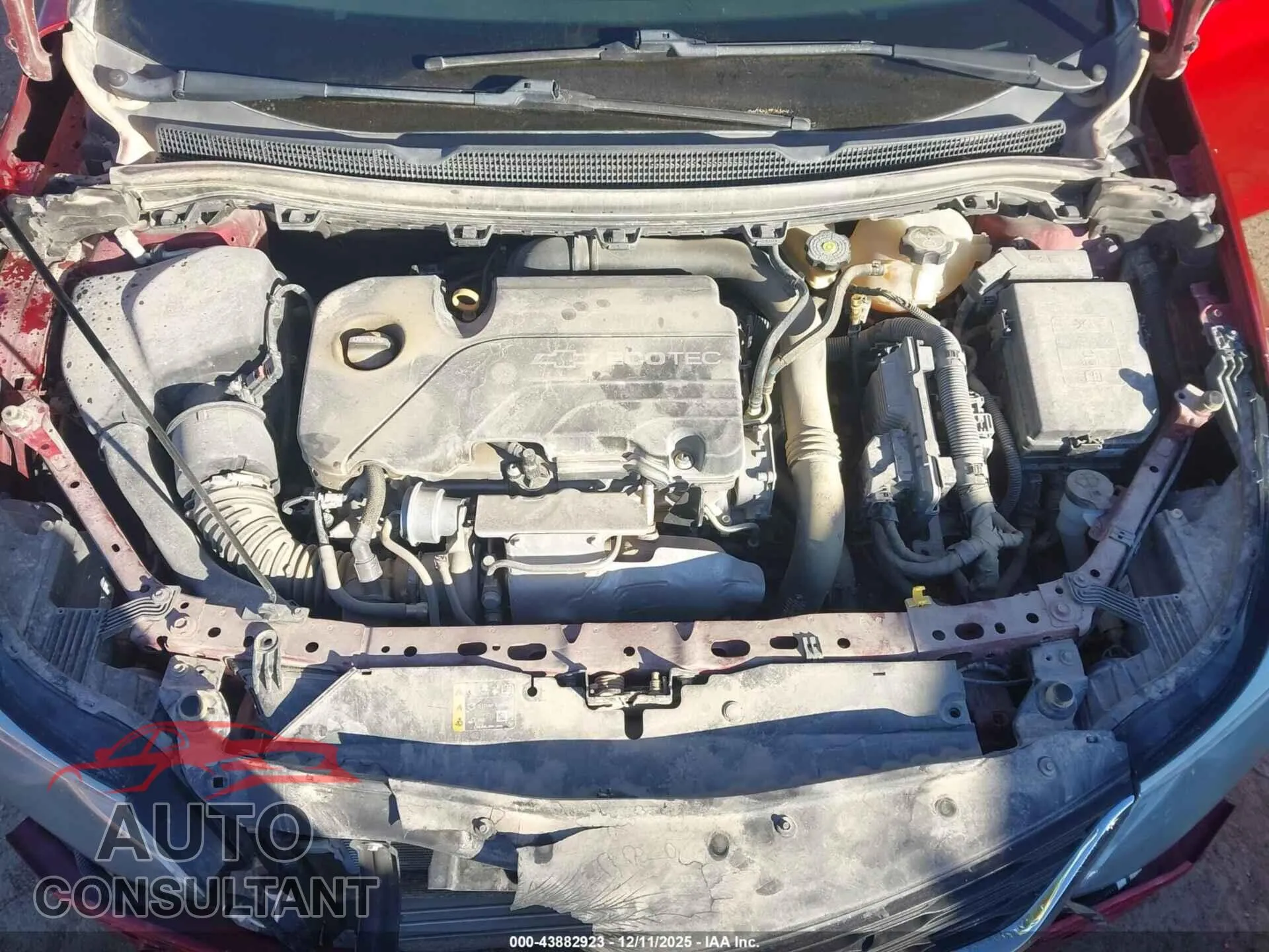 2017 CHEVROLET CRUZE Damaged VIN 1G1BE5SM1H7262077 – odometer reading