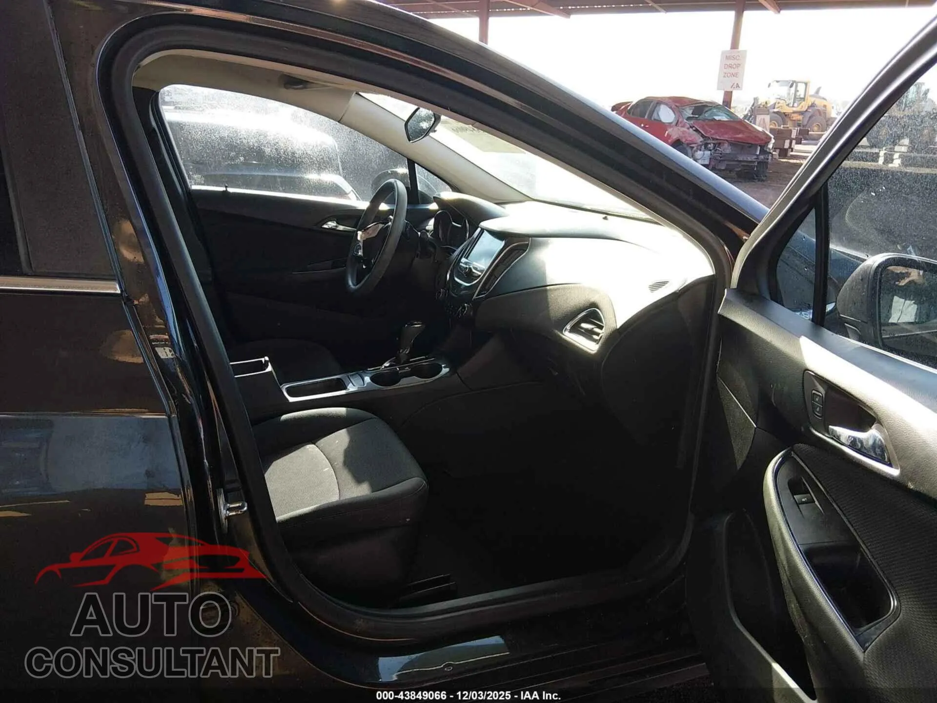 2016 CHEVROLET CRUZE Damaged VIN 1G1BE5SM4G7312114 – interior seats 2016 CHEVROLET CRUZE Damaged VIN 1G1BE5SM4G7312114 – interior seats