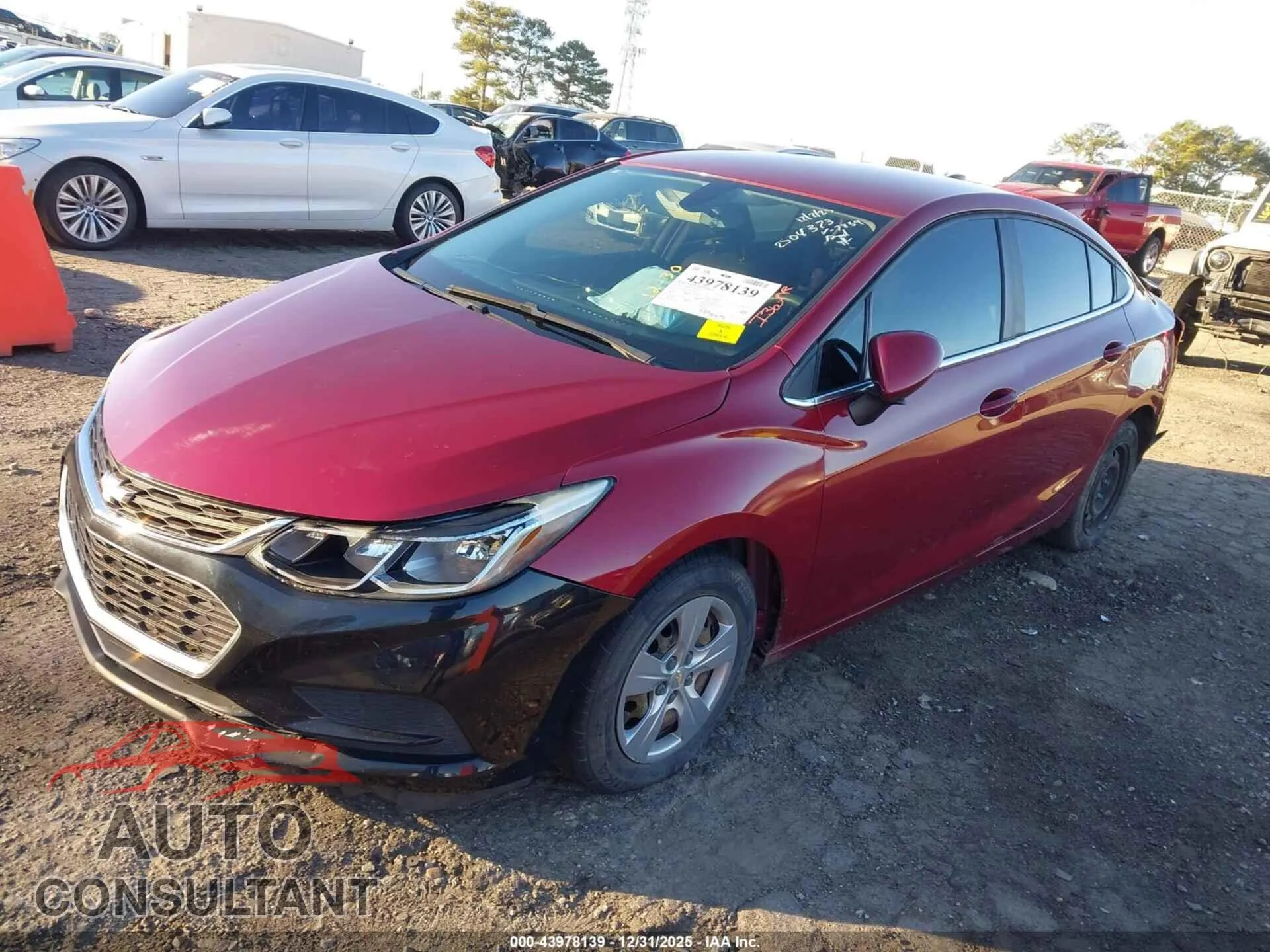 2018 CHEVROLET CRUZE Damaged VIN 1G1BE5SM7J7227839 – rear exterior