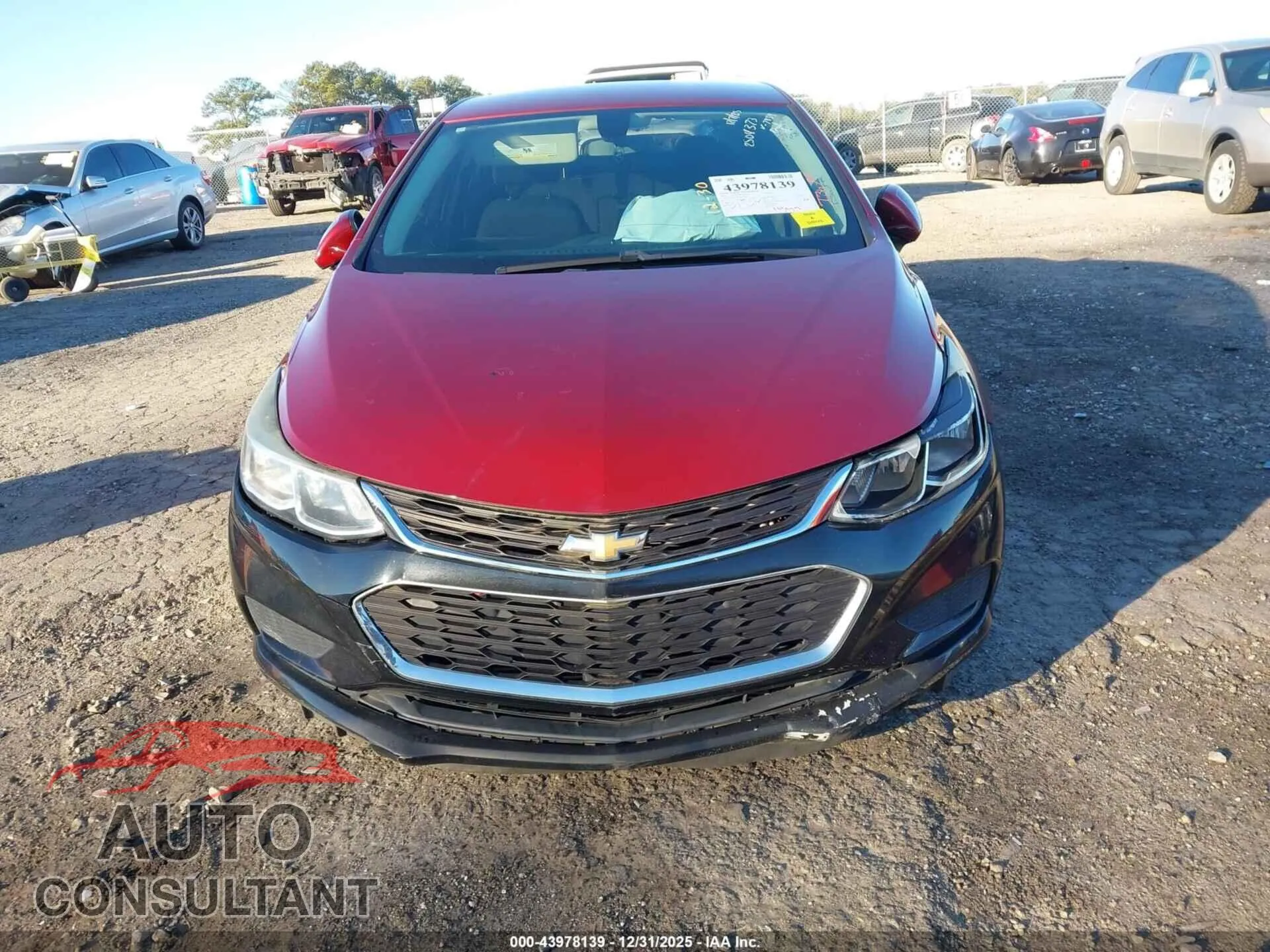 2018 CHEVROLET CRUZE Damaged VIN 1G1BE5SM7J7227839 – engine bay