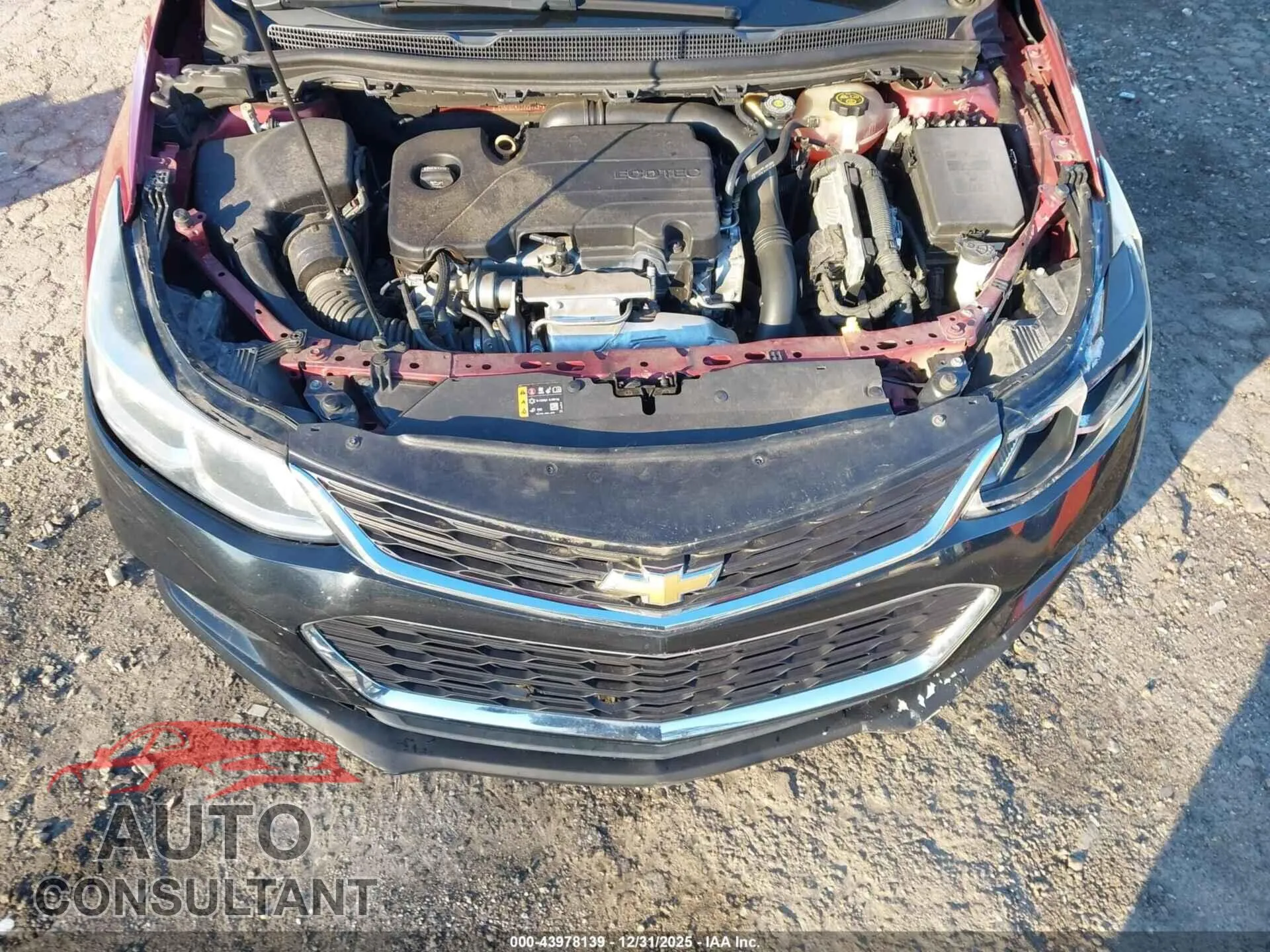 2018 CHEVROLET CRUZE Damaged VIN 1G1BE5SM7J7227839 – odometer reading