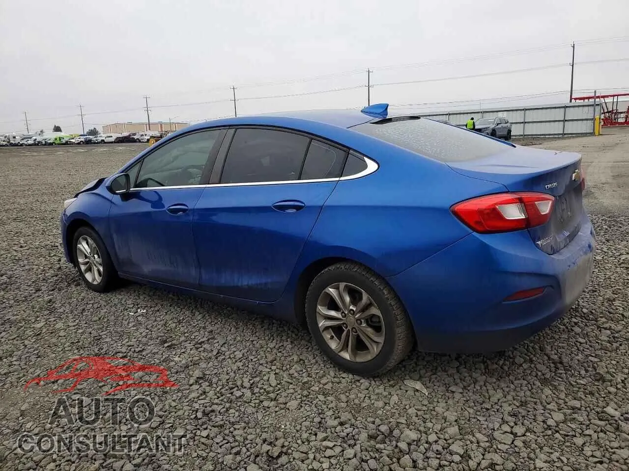 2019 CHEVROLET CRUZE Damaged VIN 1G1BE5SMXK7137733 – rear exterior