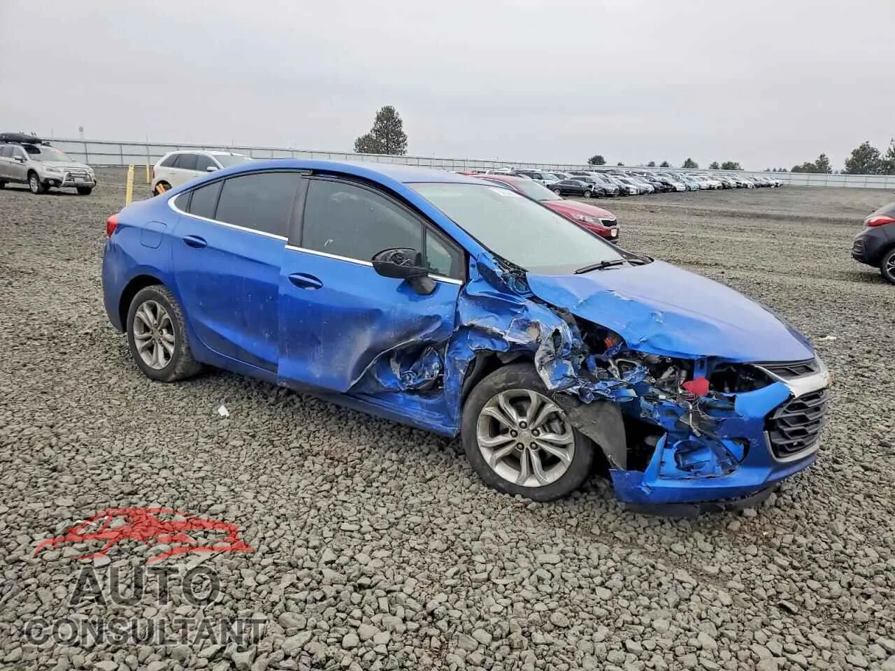 2019 CHEVROLET CRUZE Damaged VIN 1G1BE5SMXK7137733 – dashboard