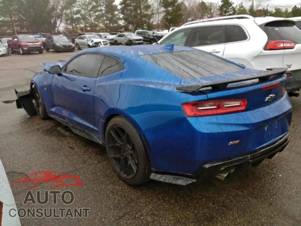2018 CHEVROLET CAMARO Damaged VIN 1G1FE1R70J0123101 – rear exterior