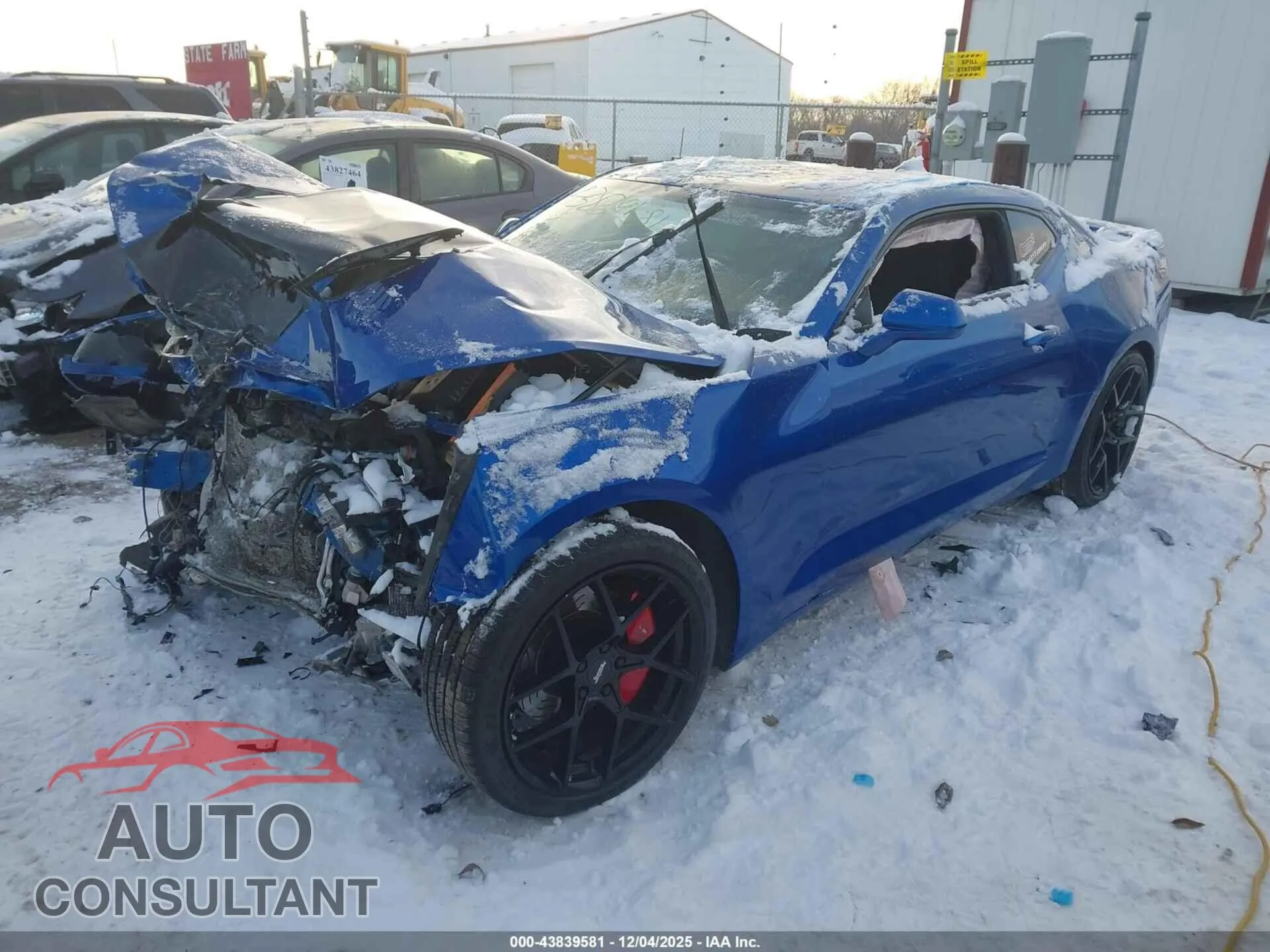 2018 CHEVROLET CAMARO Damaged VIN 1G1FF1R78J0141990 – rear exterior