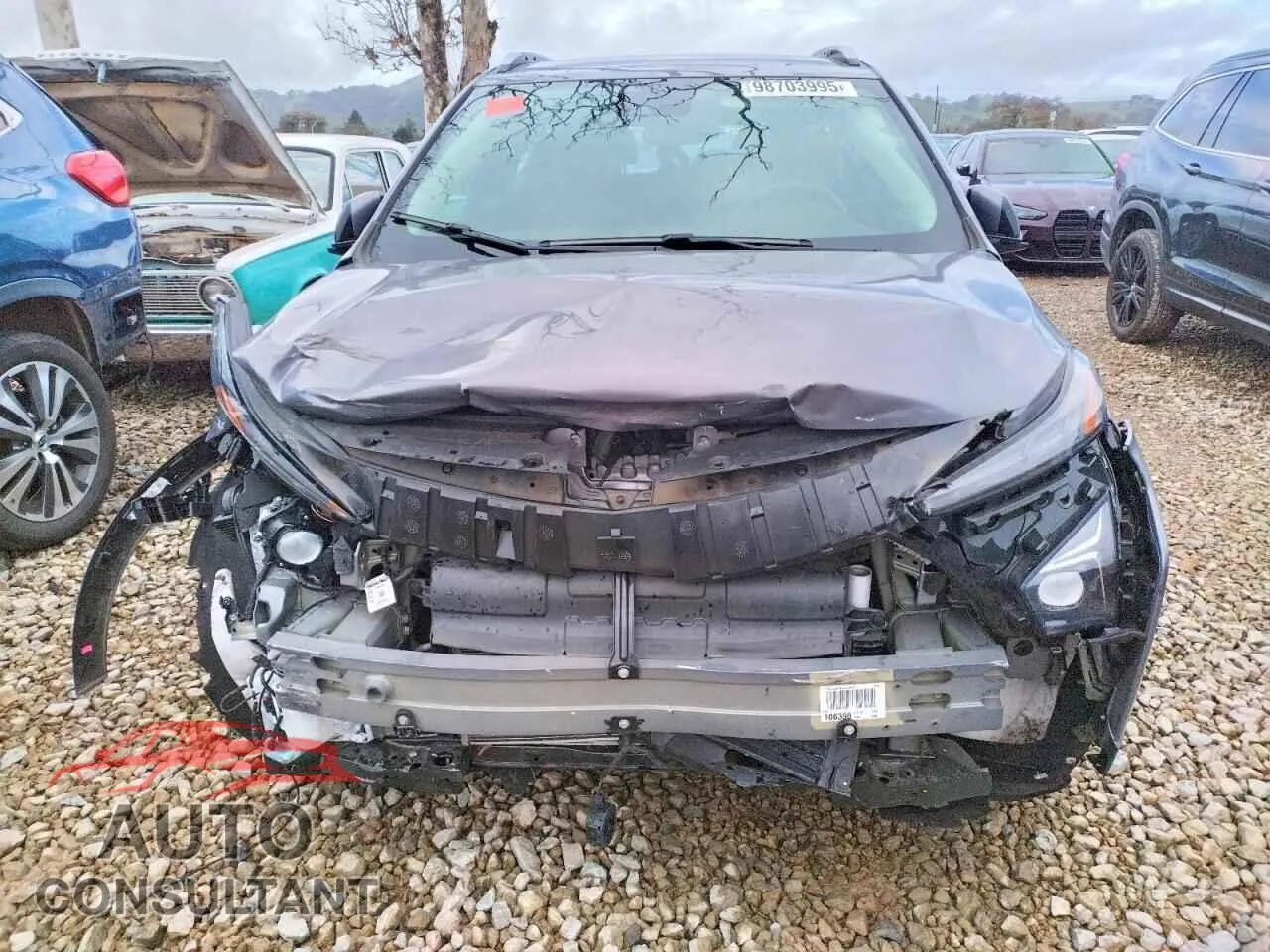 2023 CHEVROLET BOLT Damaged VIN 1G1FY6S06P4170720 – interior seats