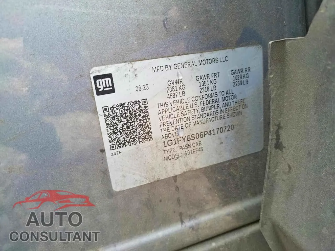 2023 CHEVROLET BOLT Damaged VIN 1G1FY6S06P4170720 – photo 12