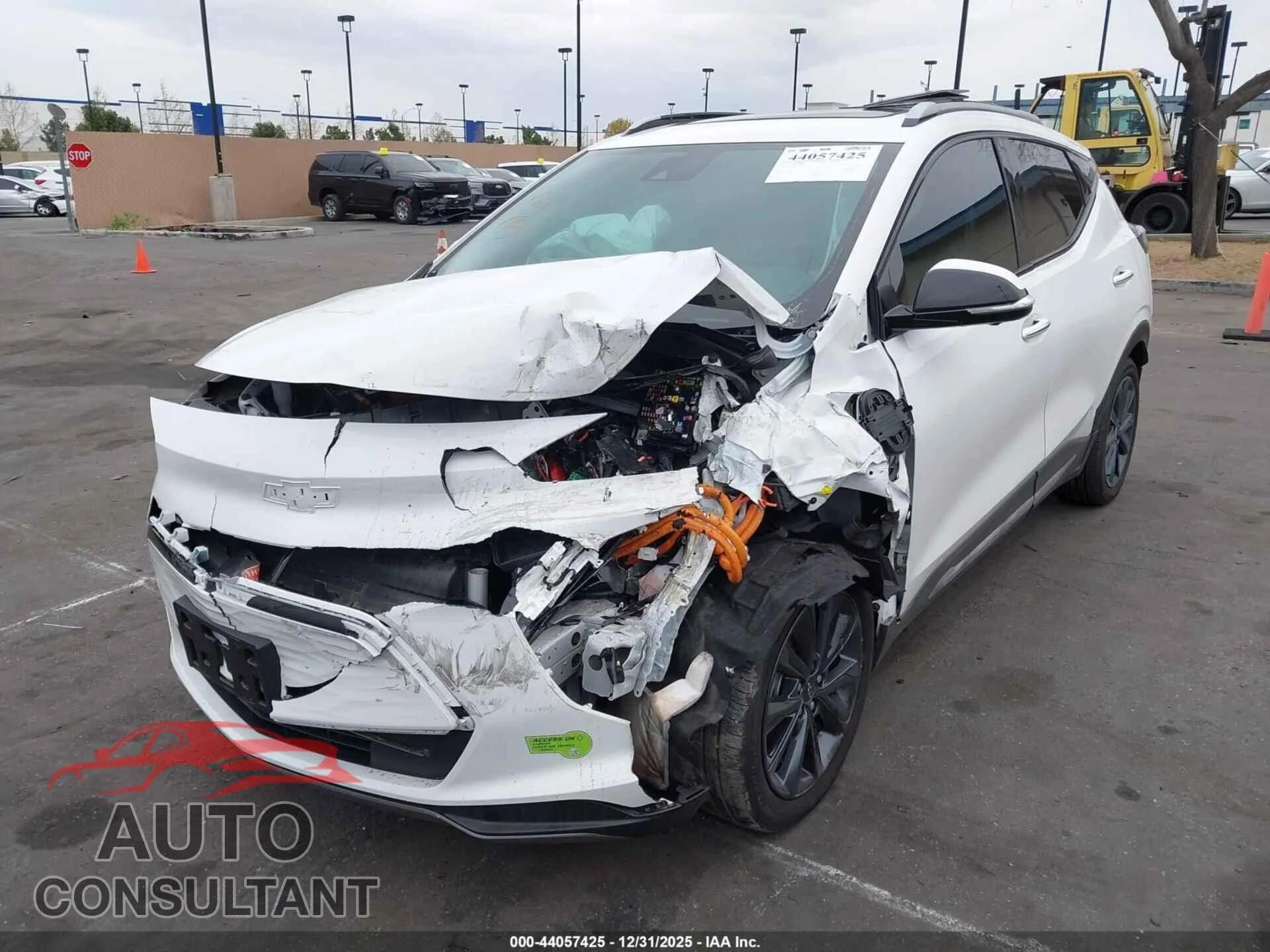 2022 CHEVROLET BOLT EUV Damaged VIN 1G1FZ6S02N4103641 – engine bay
