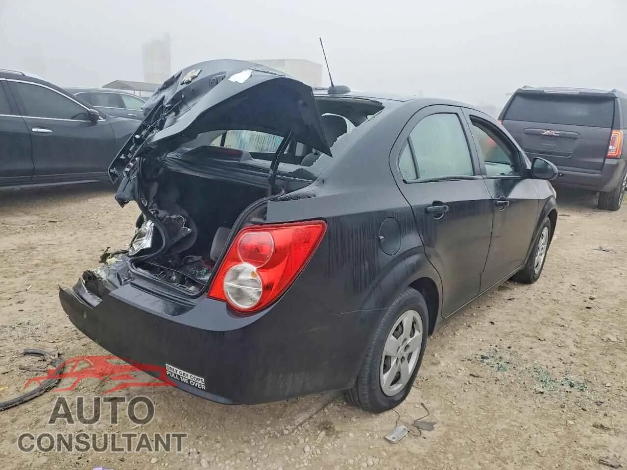 2016 CHEVROLET SONIC Damaged VIN 1G1JA5SH5G4165345 – side profile