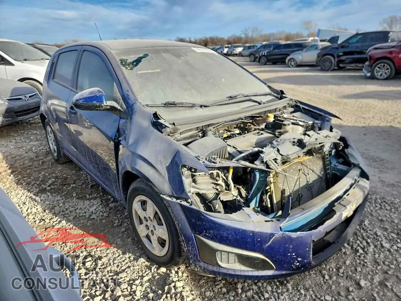 2014 CHEVROLET SONIC Damaged VIN 1G1JA6SH6E4207654 – dashboard