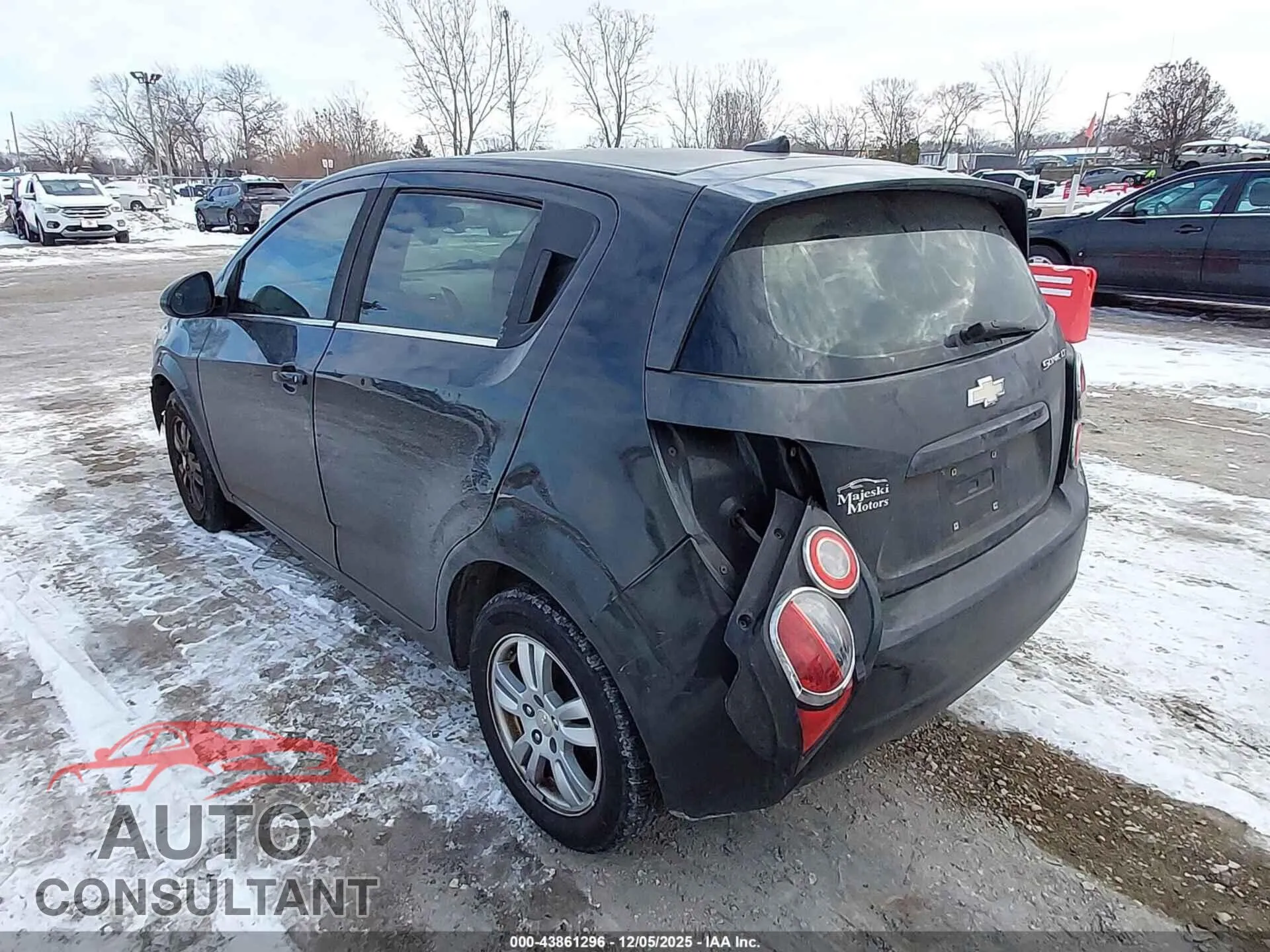2014 CHEVROLET SONIC Damaged VIN 1G1JC6SH1E4202923 – side profile