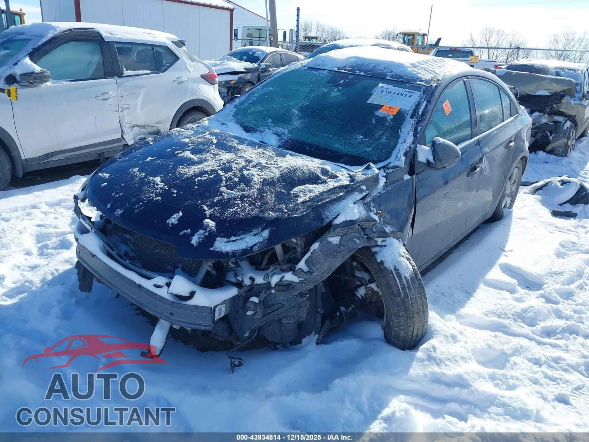 2016 CHEVROLET CRUZE LIMITED Damaged VIN 1G1PE5SB5G7153205 – rear exterior