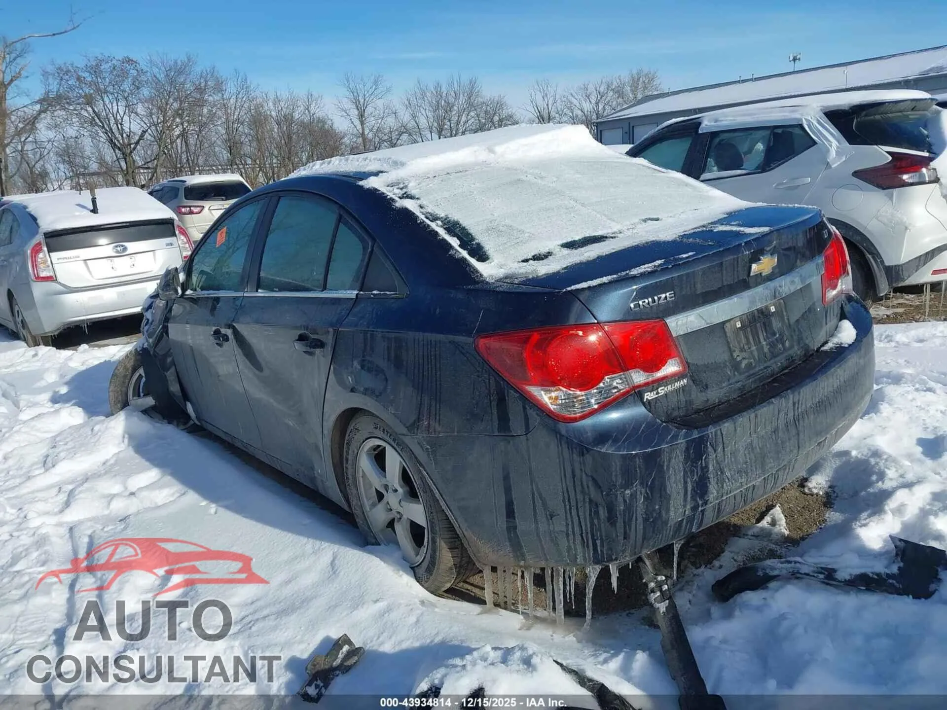 2016 CHEVROLET CRUZE LIMITED Damaged VIN 1G1PE5SB5G7153205 – side profile