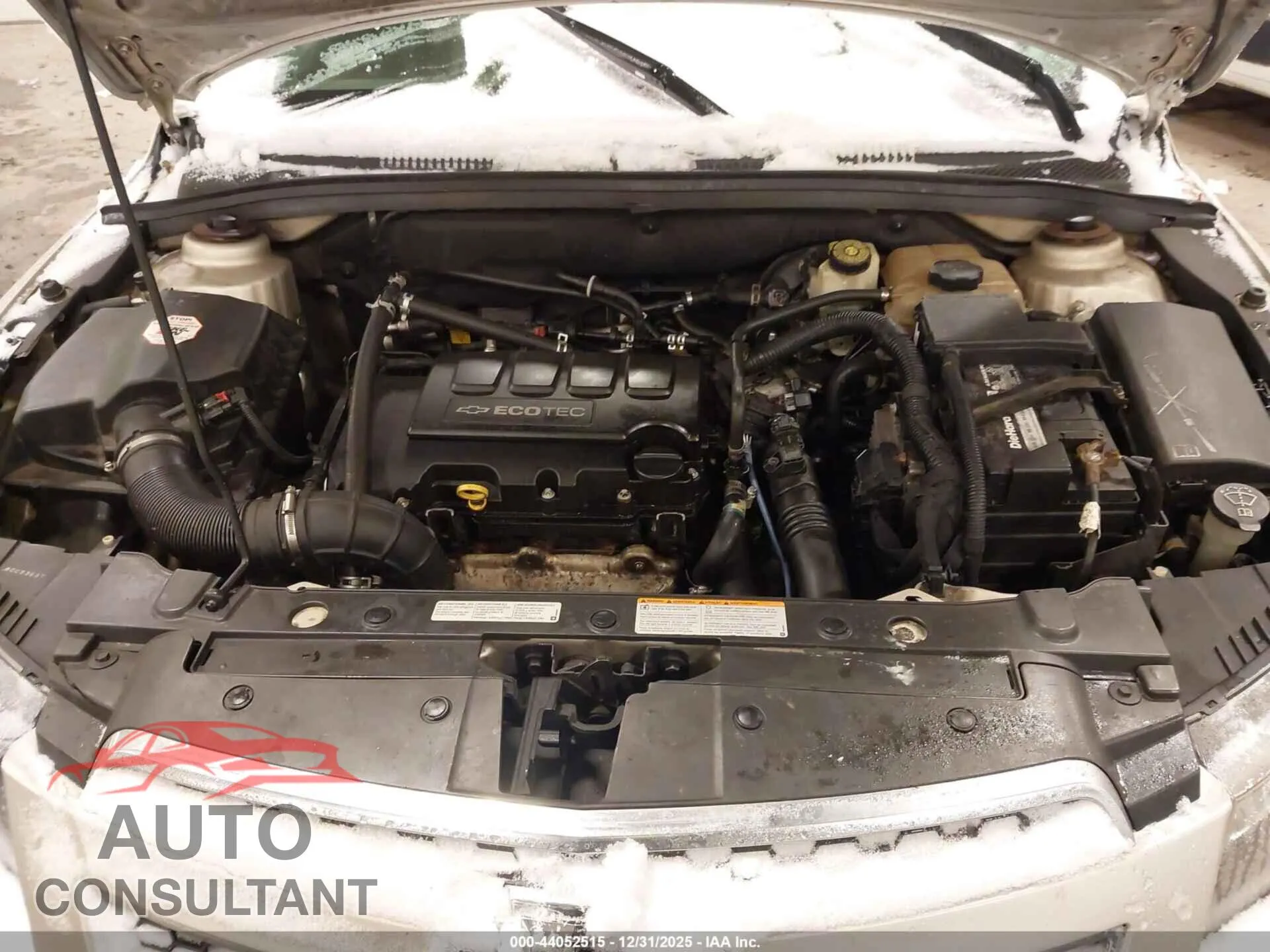 2013 CHEVROLET CRUZE Damaged VIN 1G1PE5SB9D7192939 – odometer reading