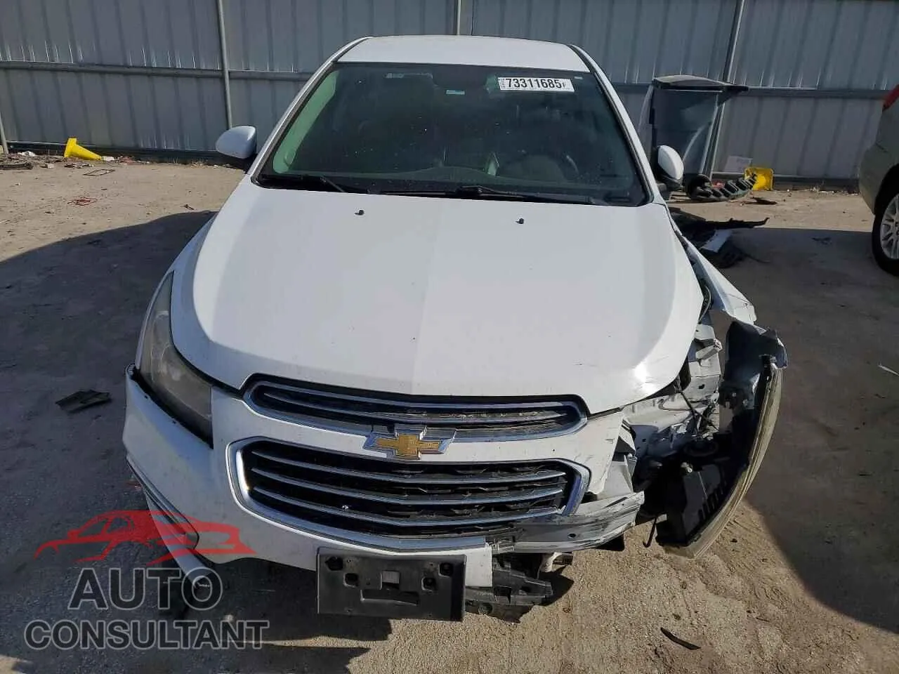 2016 CHEVROLET CRUZE Damaged VIN 1G1PG5SB1G7102505 – interior seats