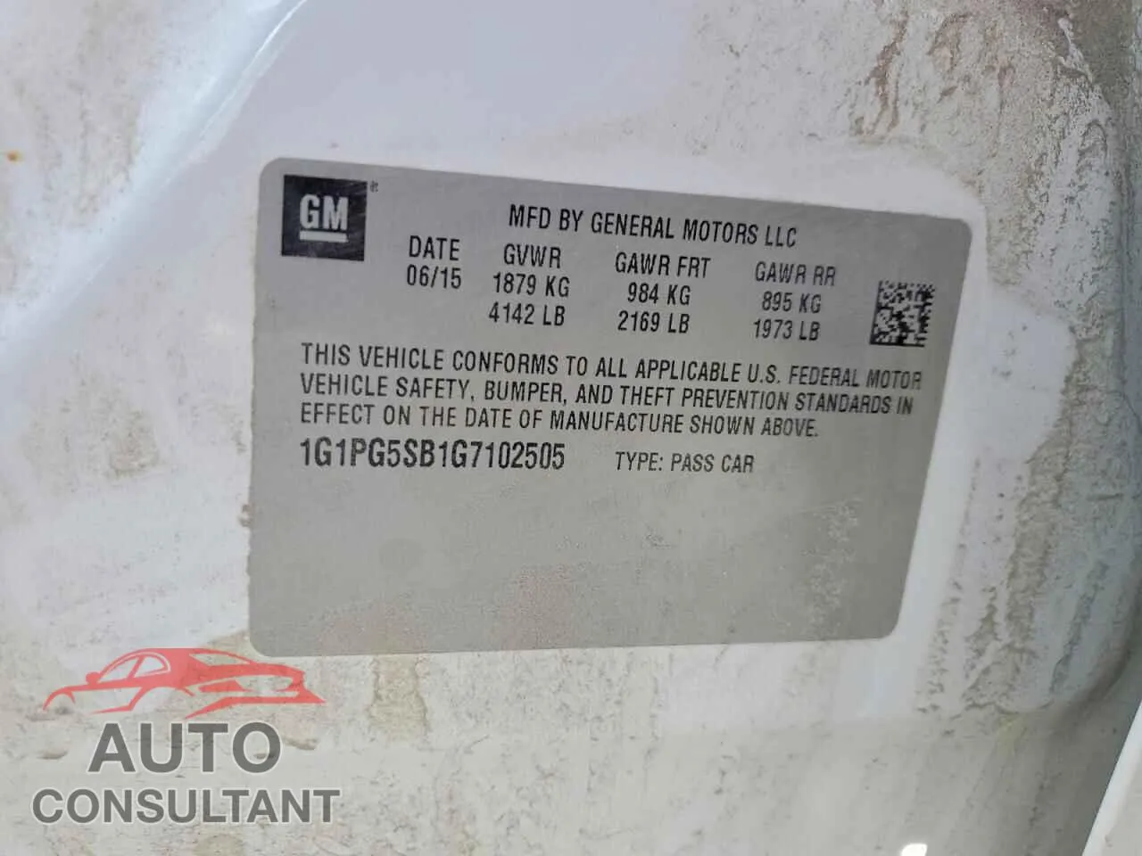 2016 CHEVROLET CRUZE Damaged VIN 1G1PG5SB1G7102505 – photo 13
