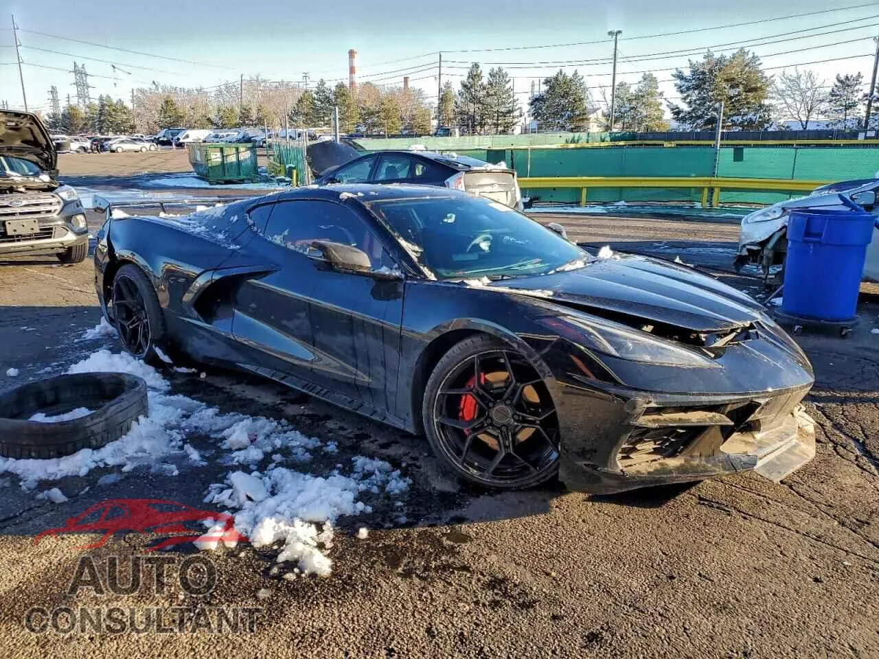 2021 CHEVROLET CORVETTE Damaged VIN 1G1YB2D45M5112140 – dashboard
