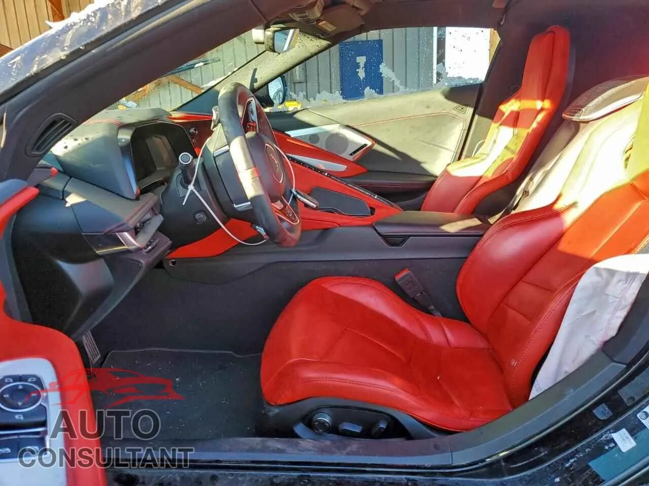 2021 CHEVROLET CORVETTE Damaged VIN 1G1YB2D45M5112140 – exterior detail