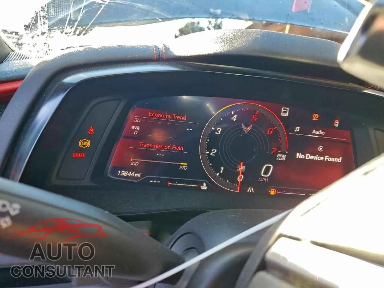 2021 CHEVROLET CORVETTE Damaged VIN 1G1YB2D45M5112140 – trunk area