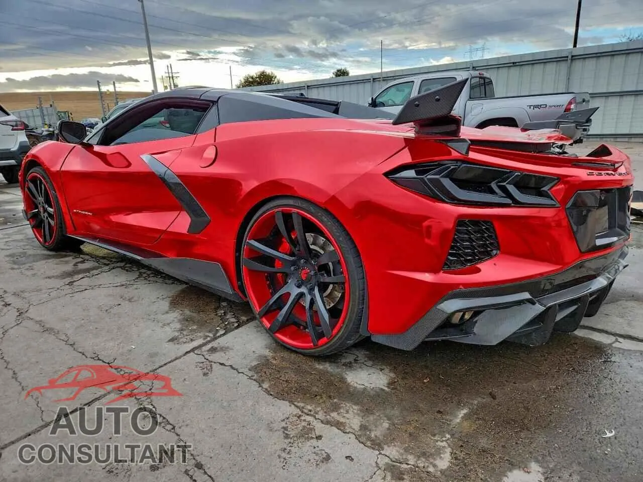 2022 CHEVROLET CORVETTE Damaged VIN 1G1YC3D48N5122746 – rear exterior