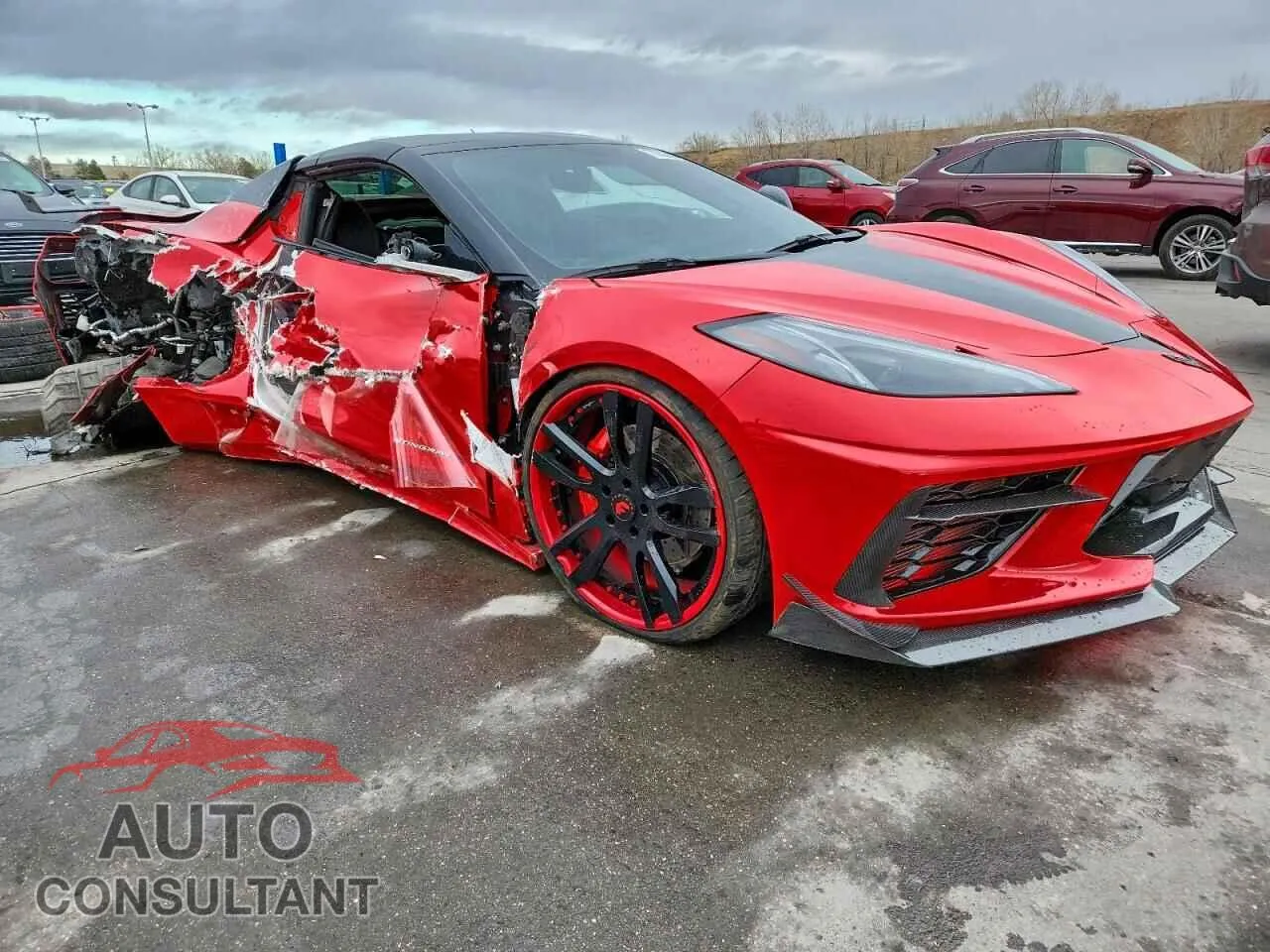 2022 CHEVROLET CORVETTE Damaged VIN 1G1YC3D48N5122746 – dashboard
