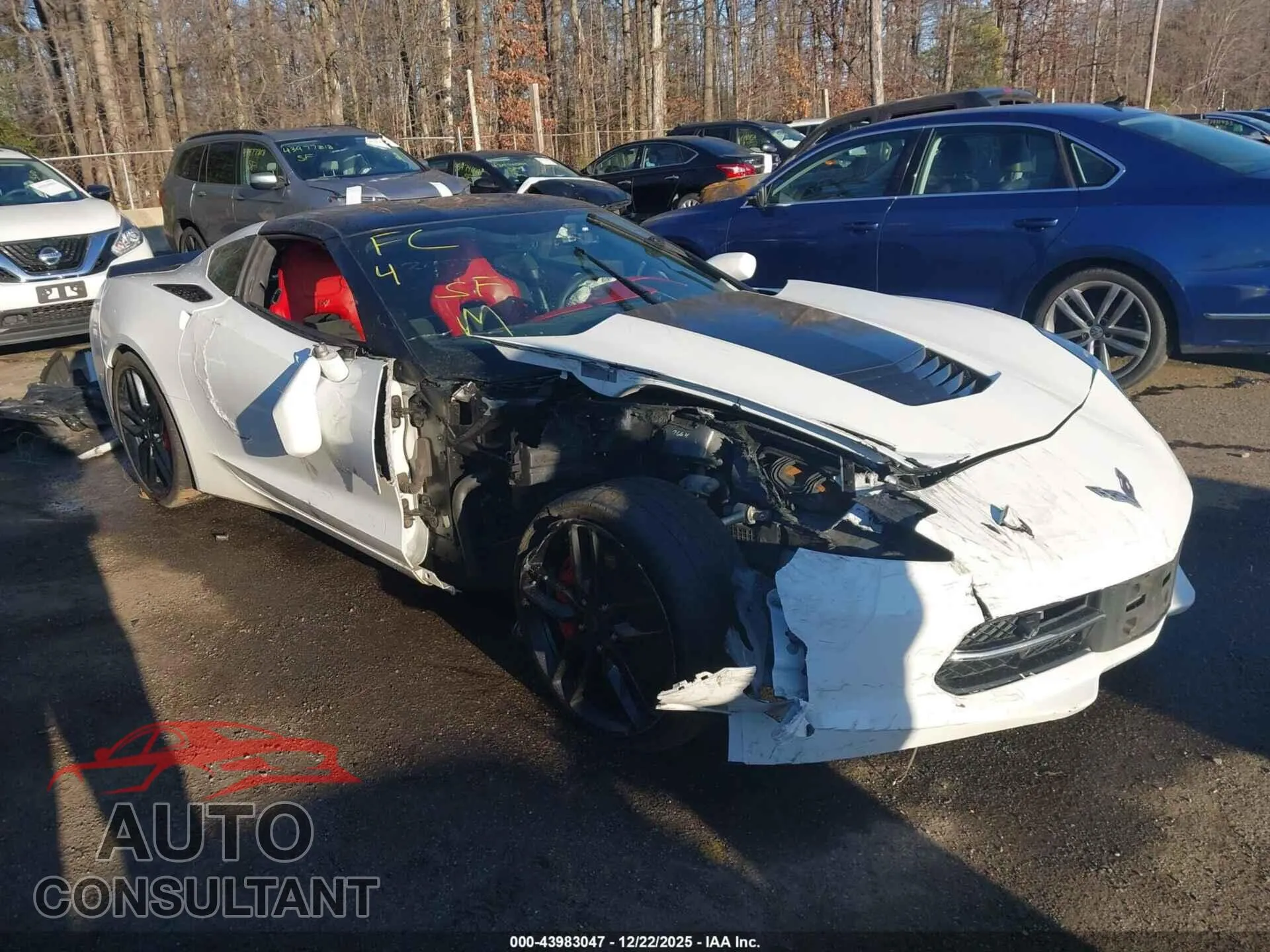 2019 CHEVROLET CORVETTE VIN 1G1YF2D79K5102691