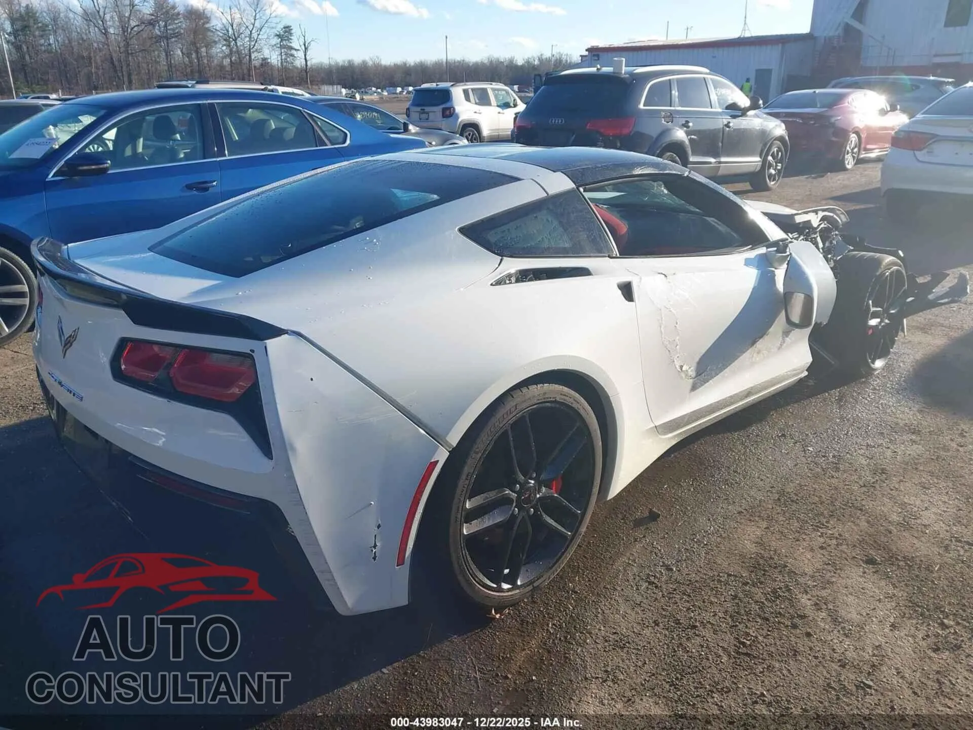 2019 CHEVROLET CORVETTE Damaged VIN 1G1YF2D79K5102691 – dashboard
