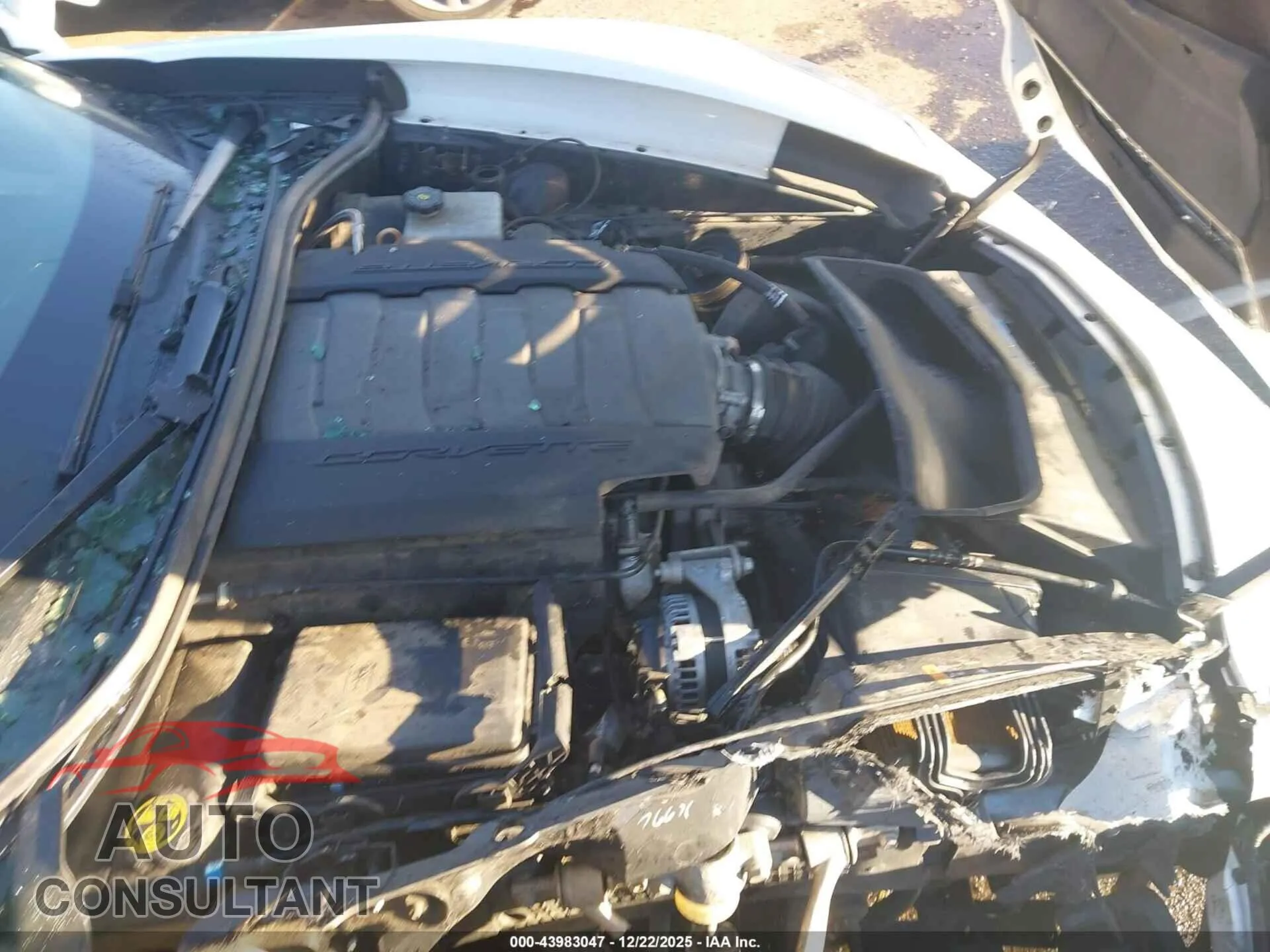 2019 CHEVROLET CORVETTE Damaged VIN 1G1YF2D79K5102691 – odometer reading