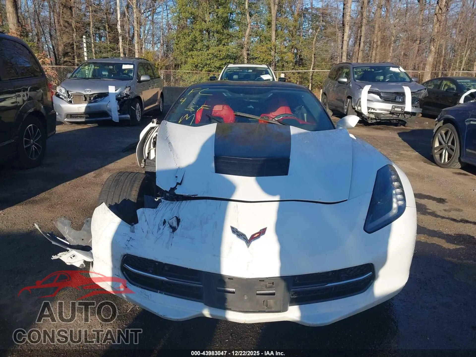 2019 CHEVROLET CORVETTE Damaged VIN 1G1YF2D79K5102691 – photo 12