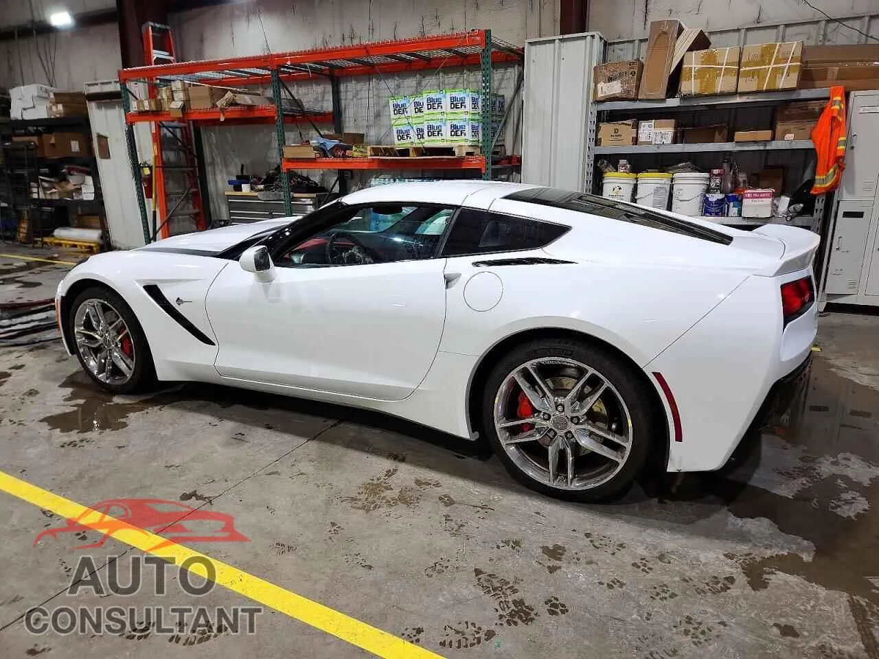2019 CHEVROLET CORVETTE Damaged VIN 1G1YK2D72K5120218 – rear exterior