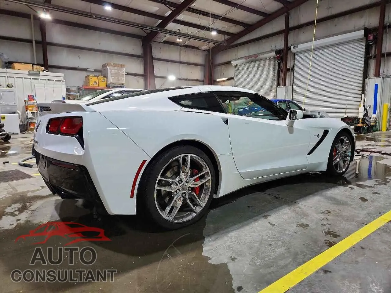 2019 CHEVROLET CORVETTE Damaged VIN 1G1YK2D72K5120218 – side profile