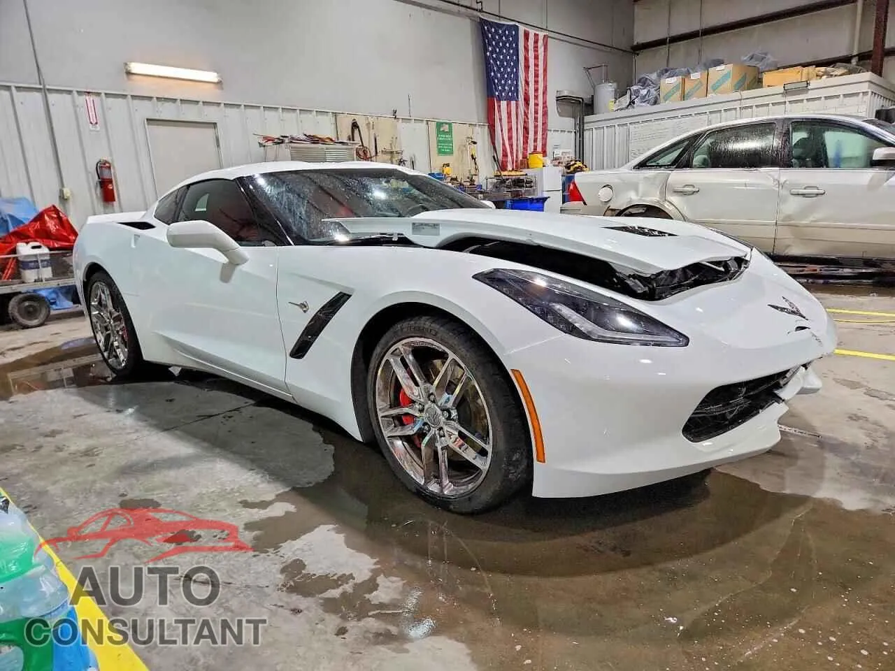 2019 CHEVROLET CORVETTE Damaged VIN 1G1YK2D72K5120218 – dashboard
