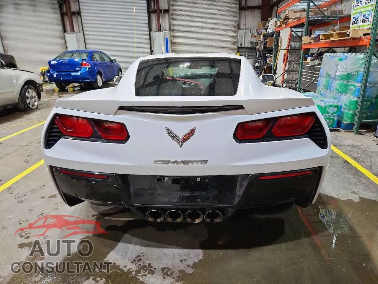 2019 CHEVROLET CORVETTE Damaged VIN 1G1YK2D72K5120218 – engine bay
