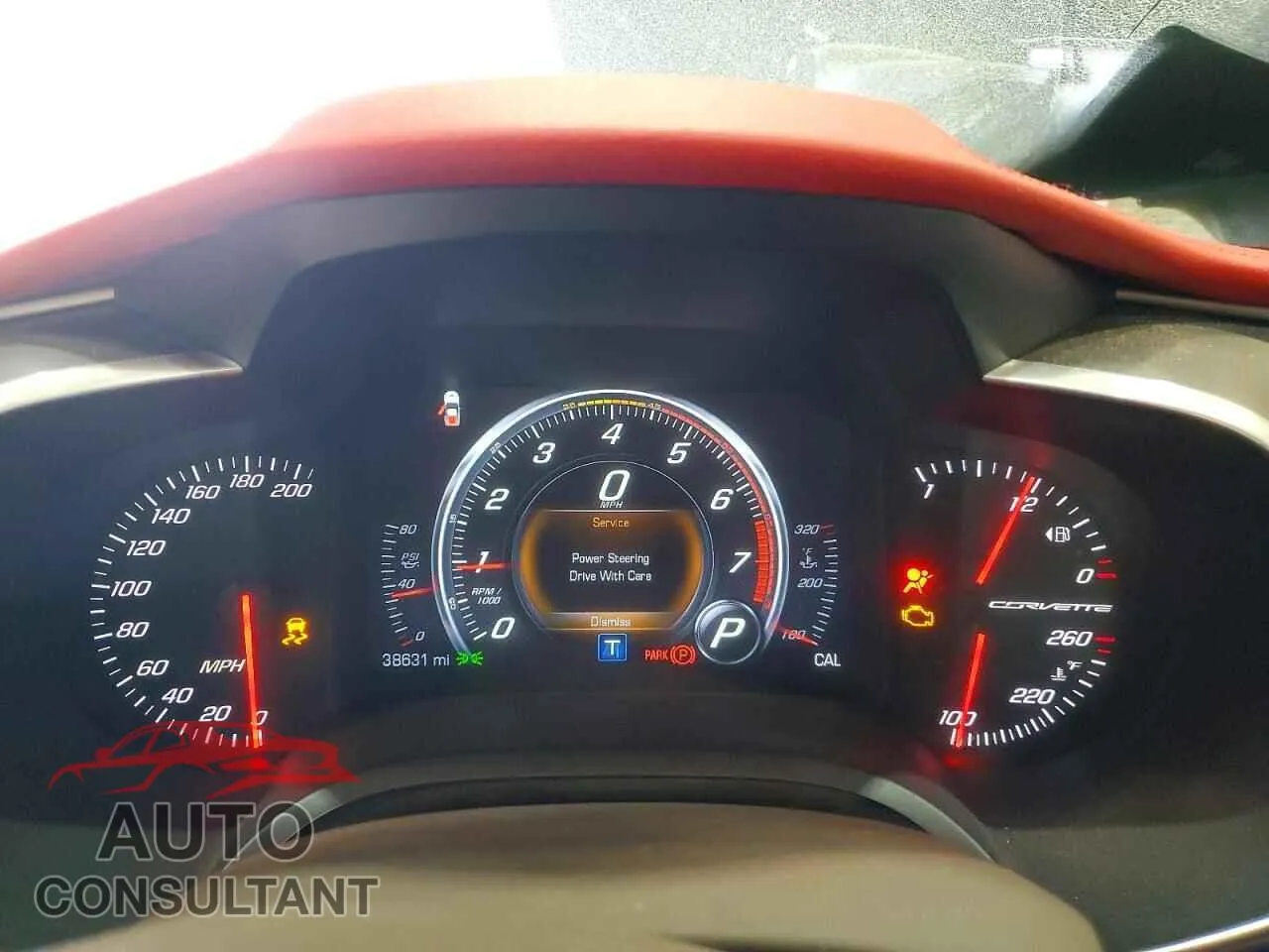 2019 CHEVROLET CORVETTE Damaged VIN 1G1YK2D72K5120218 – trunk area