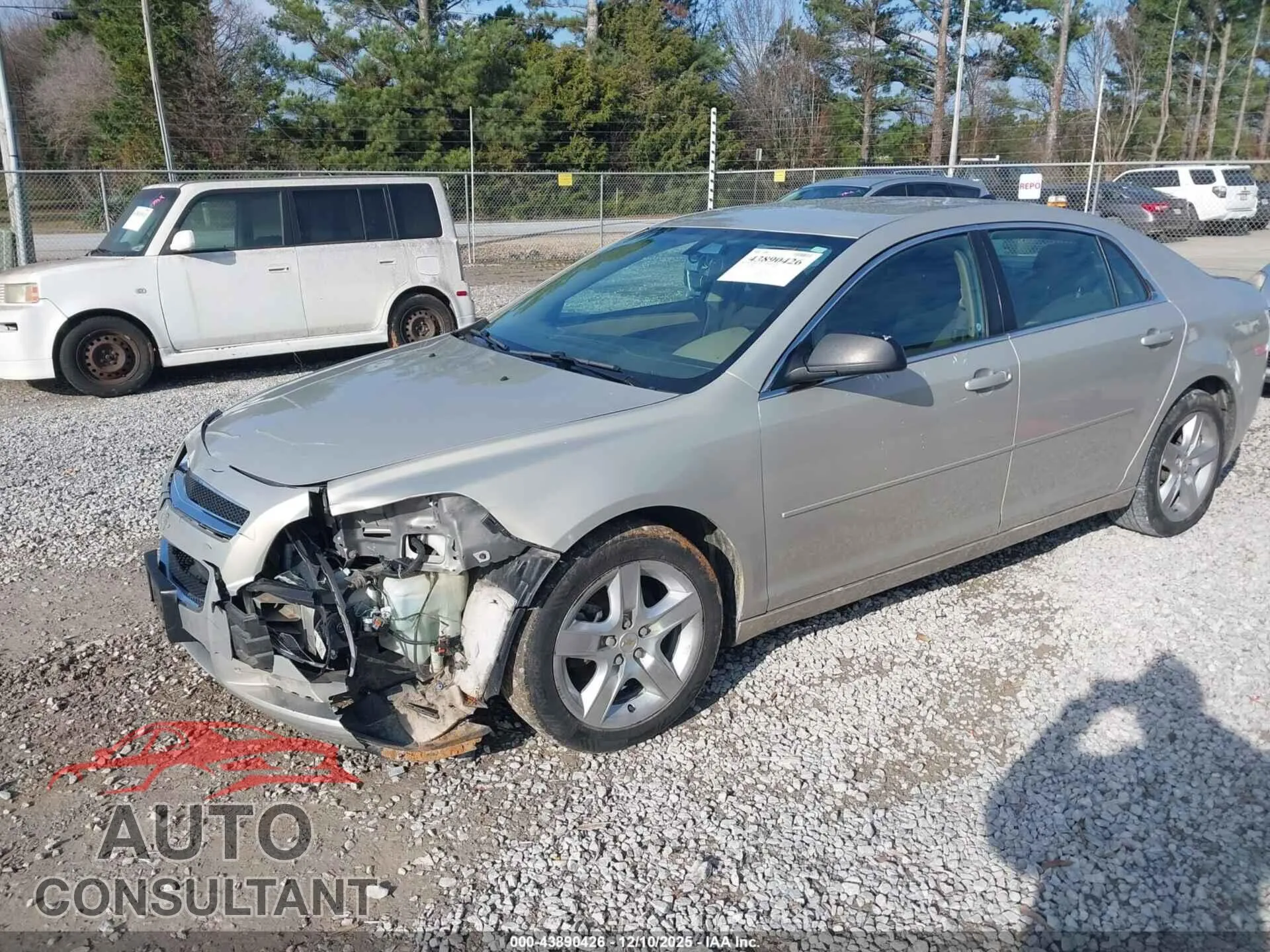 2012 CHEVROLET MALIBU Damaged VIN 1G1ZB5E02CF260207 – rear exterior