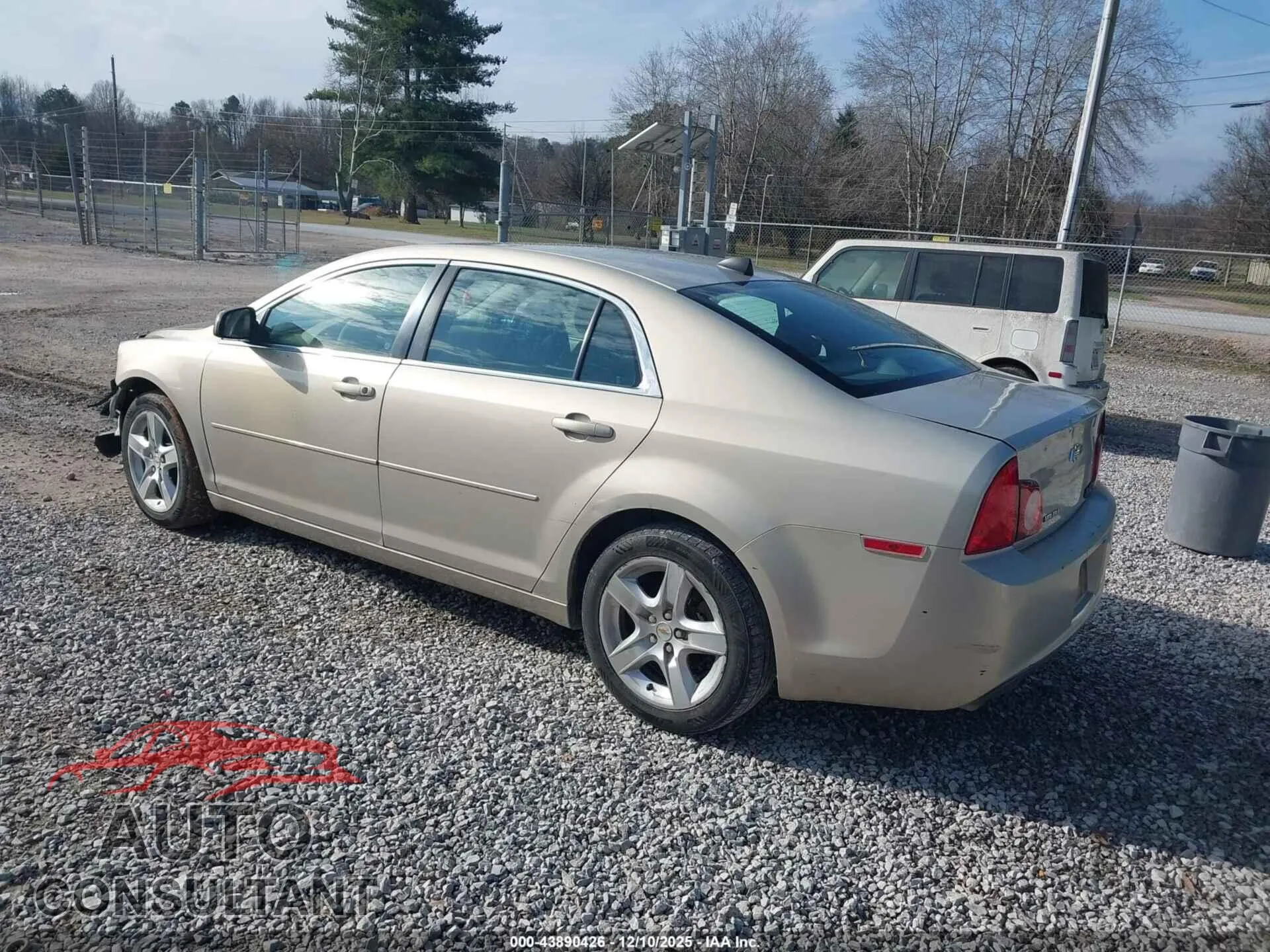 2012 CHEVROLET MALIBU Damaged VIN 1G1ZB5E02CF260207 – side profile
