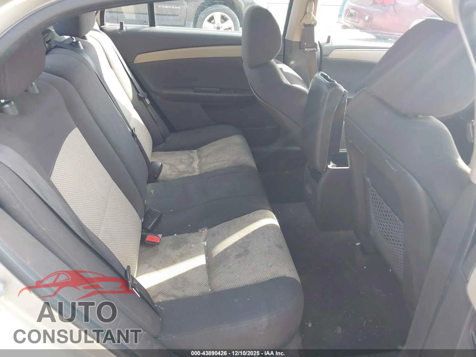 2012 CHEVROLET MALIBU Damaged VIN 1G1ZB5E02CF260207 – undercarriage