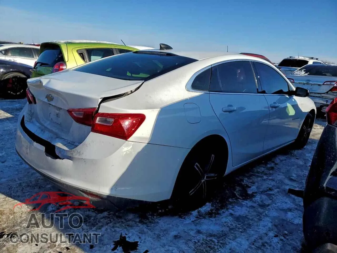 2018 CHEVROLET MALIBU Damaged VIN 1G1ZB5ST4JF109445 – side profile