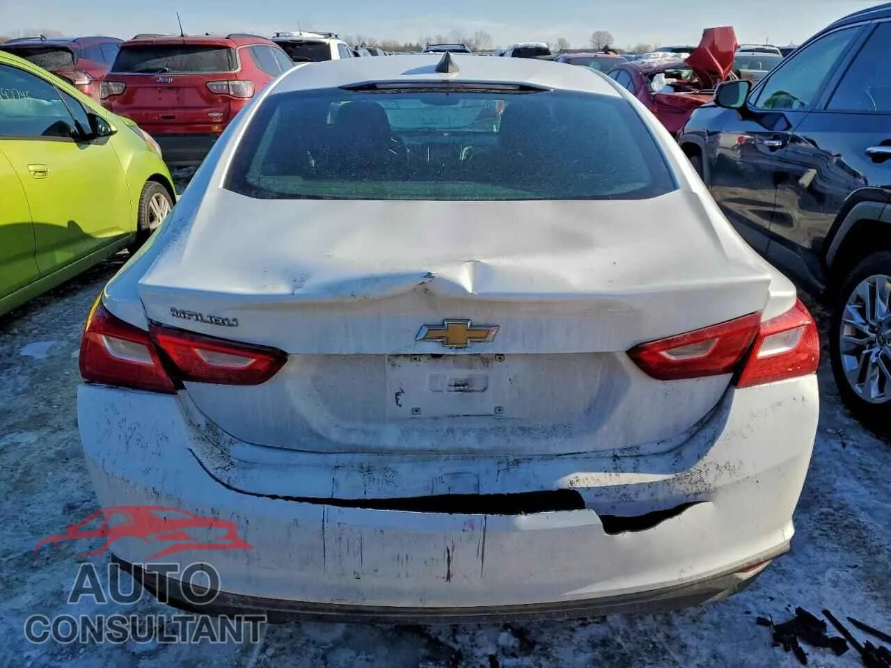 2018 CHEVROLET MALIBU Damaged VIN 1G1ZB5ST4JF109445 – engine bay